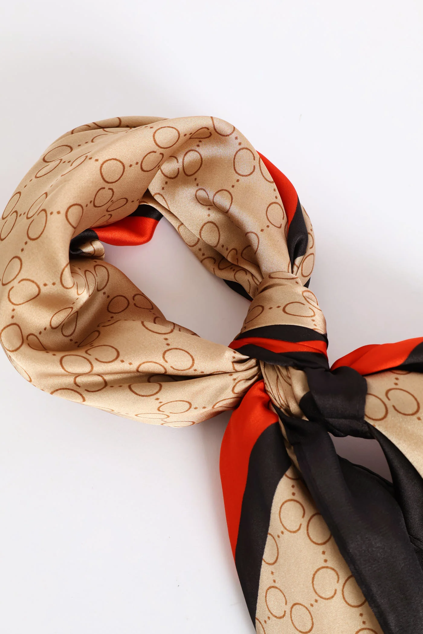 Monogram Sheer Large Scarf - Neutral - Image 2