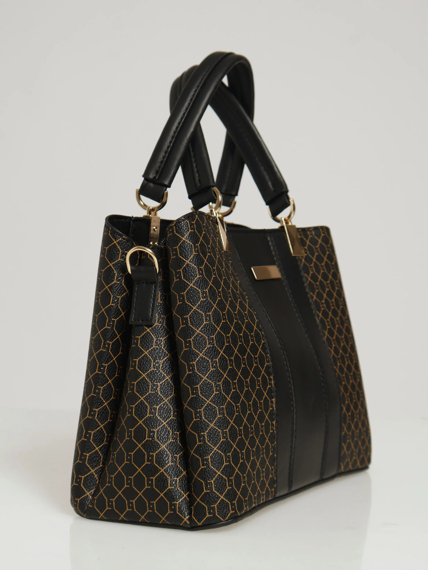 Monogram Shopper Bag - Chocolate - Image 2