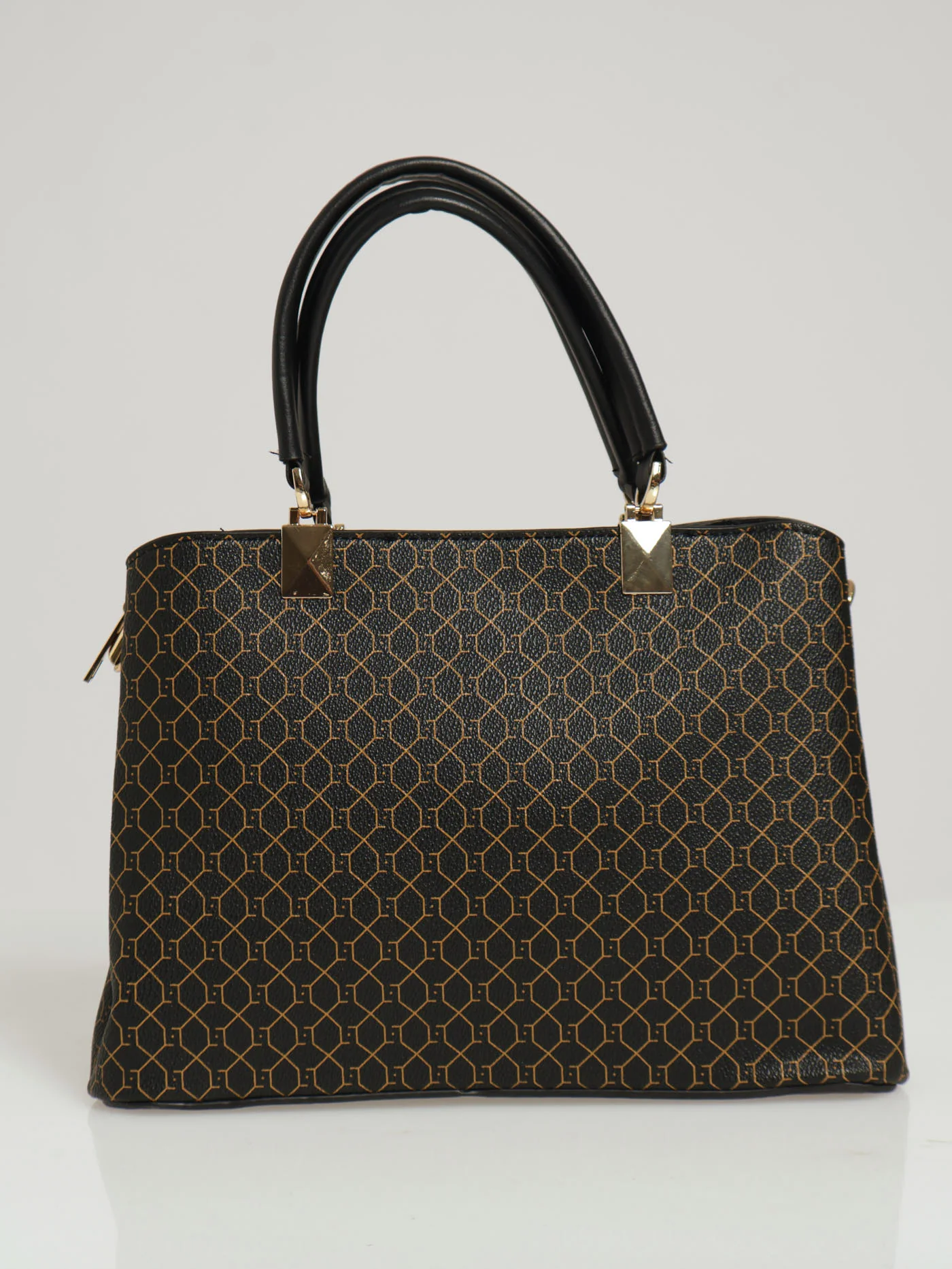 Monogram Shopper Bag - Chocolate - Image 3