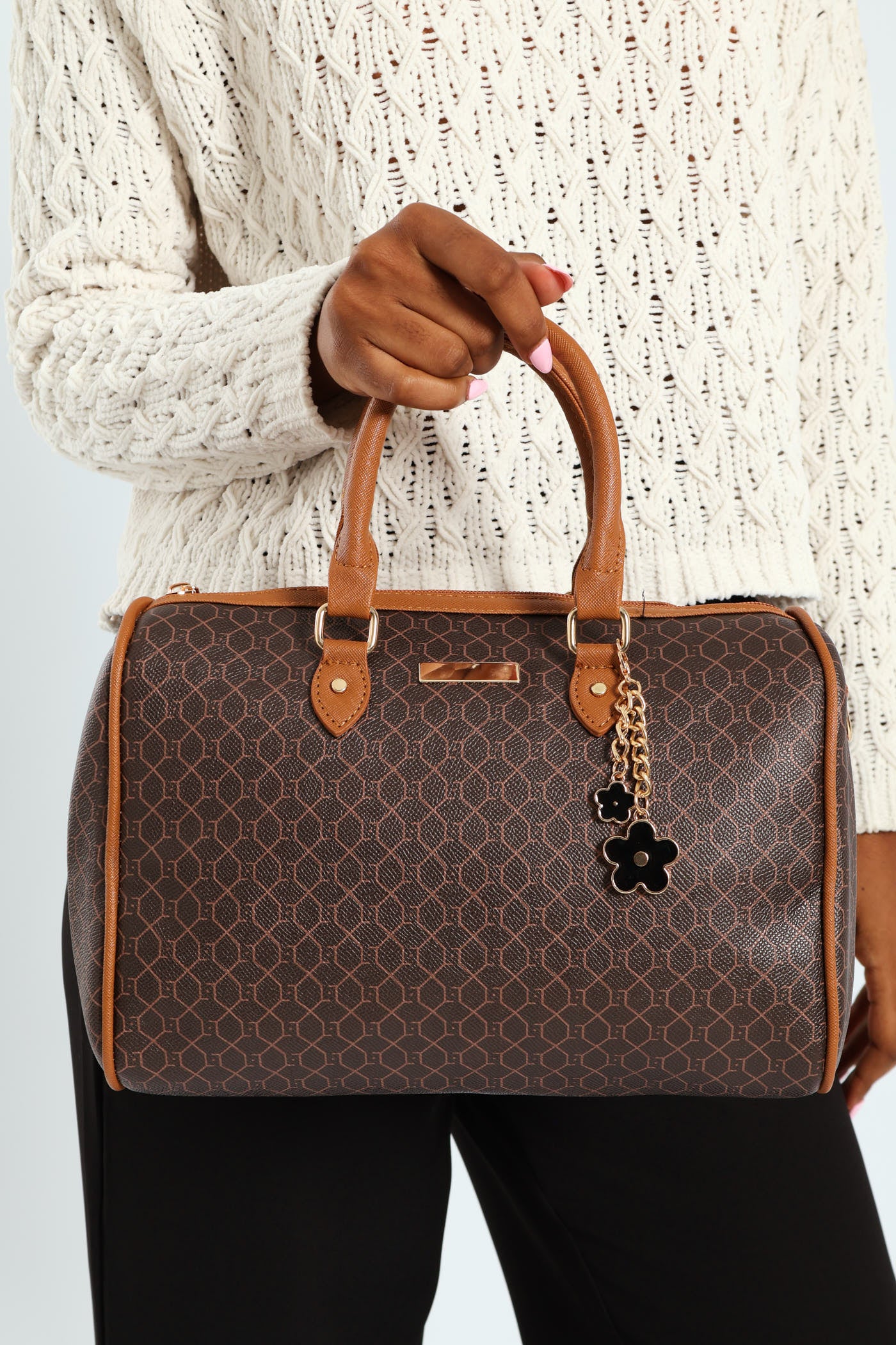 Monogram Speedy Bag - Brown