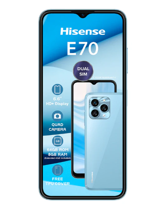 E70 64GB Dual Sim Blue Cellphone MTN