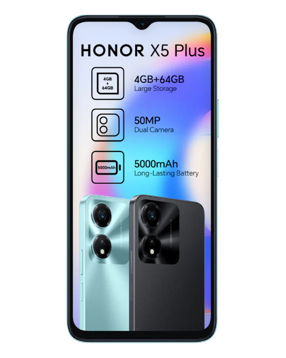 X5 Plus 64GB Dual Sim Cyan Cellphone MTN