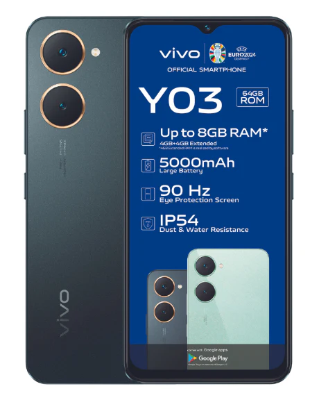 Y03 64GB Dual Sim Black Cellphone MTN - Image 2