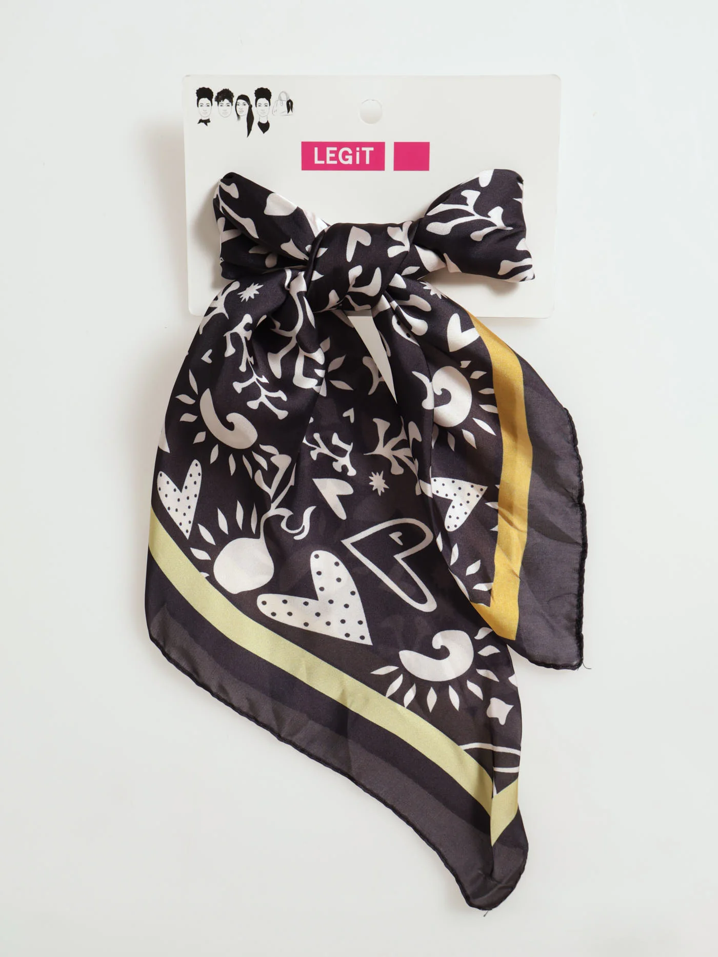 Multi Printed Satin Scarf
