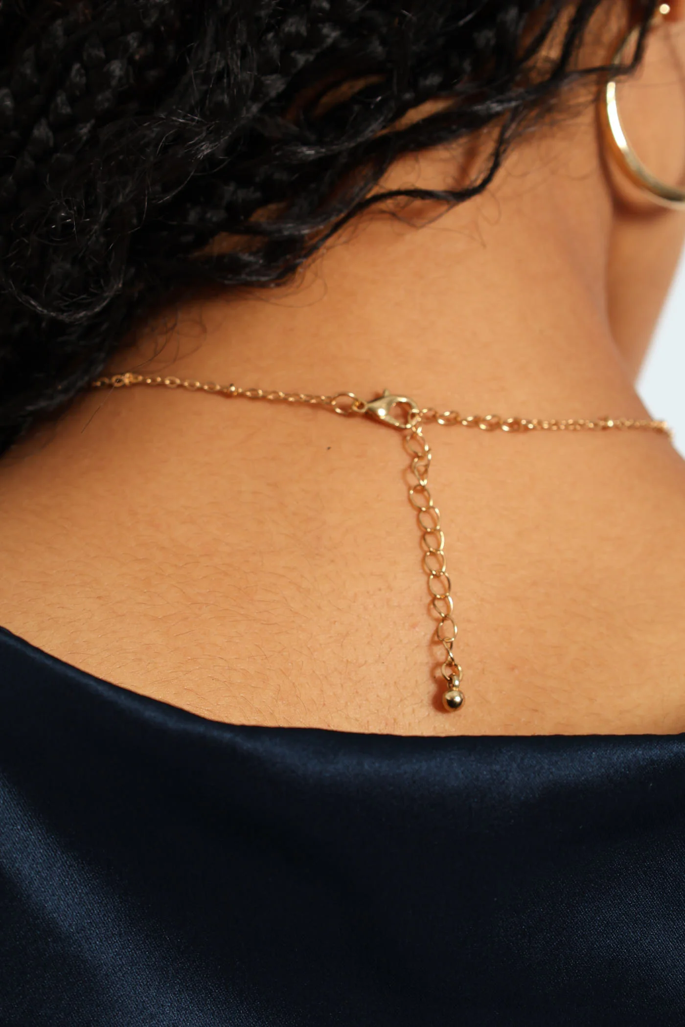 Multi Ring Pendant Necklace - Gold - Image 4