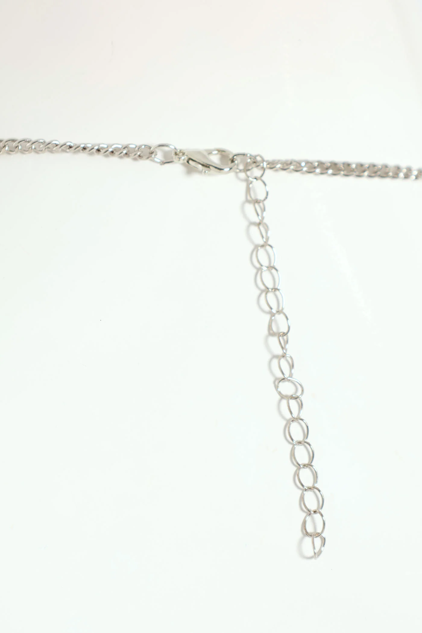 Multi Swirl Pendant Necklace - Silver - Image 4