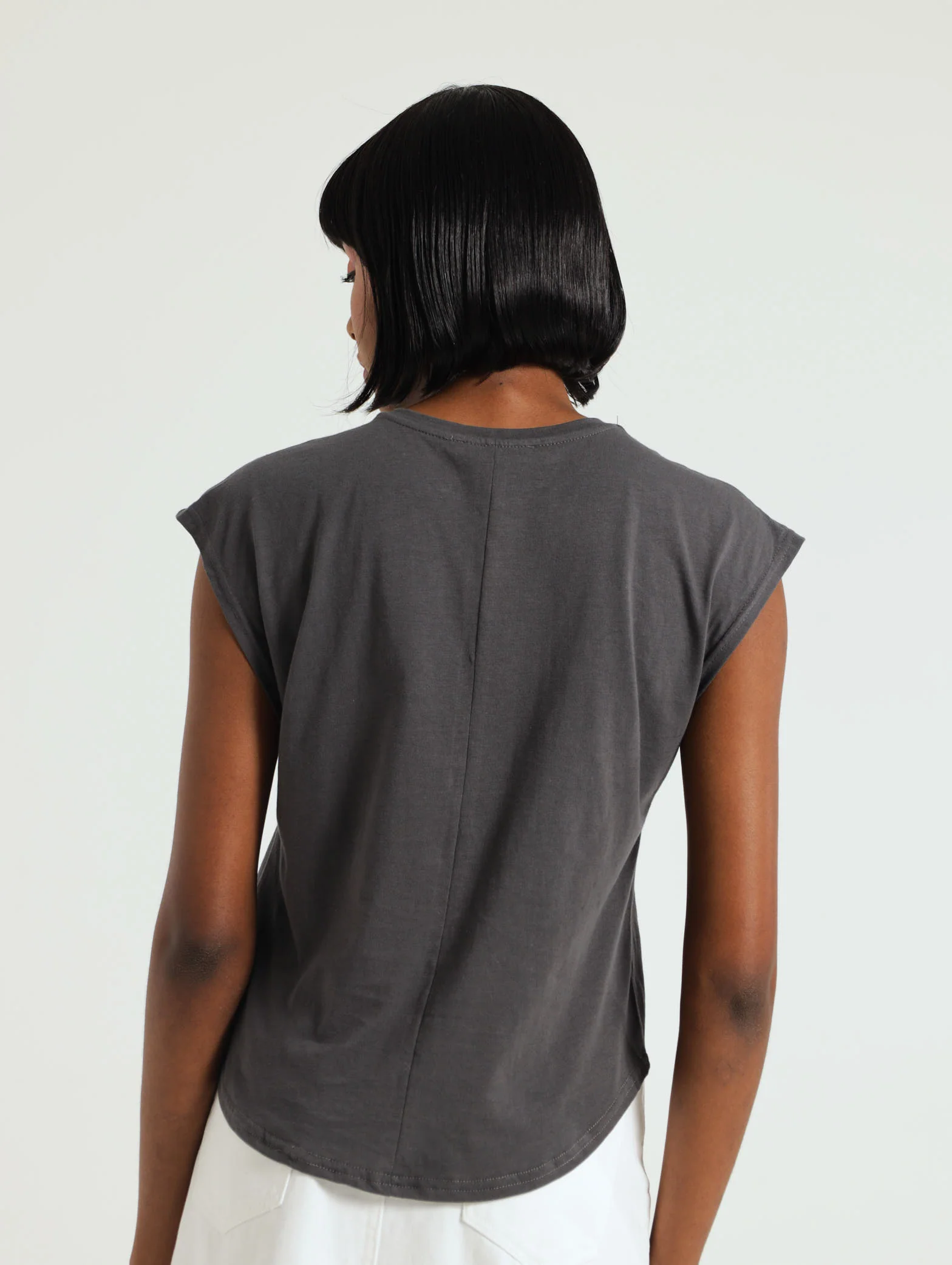 Neutral Illustration Tee - Grey - Image 4