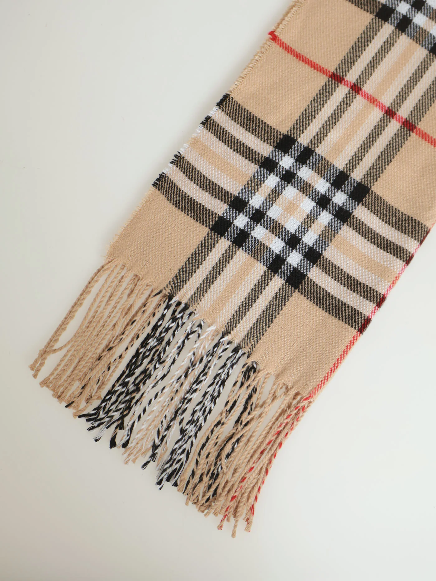 Neutral Printed Scarf - Image 2