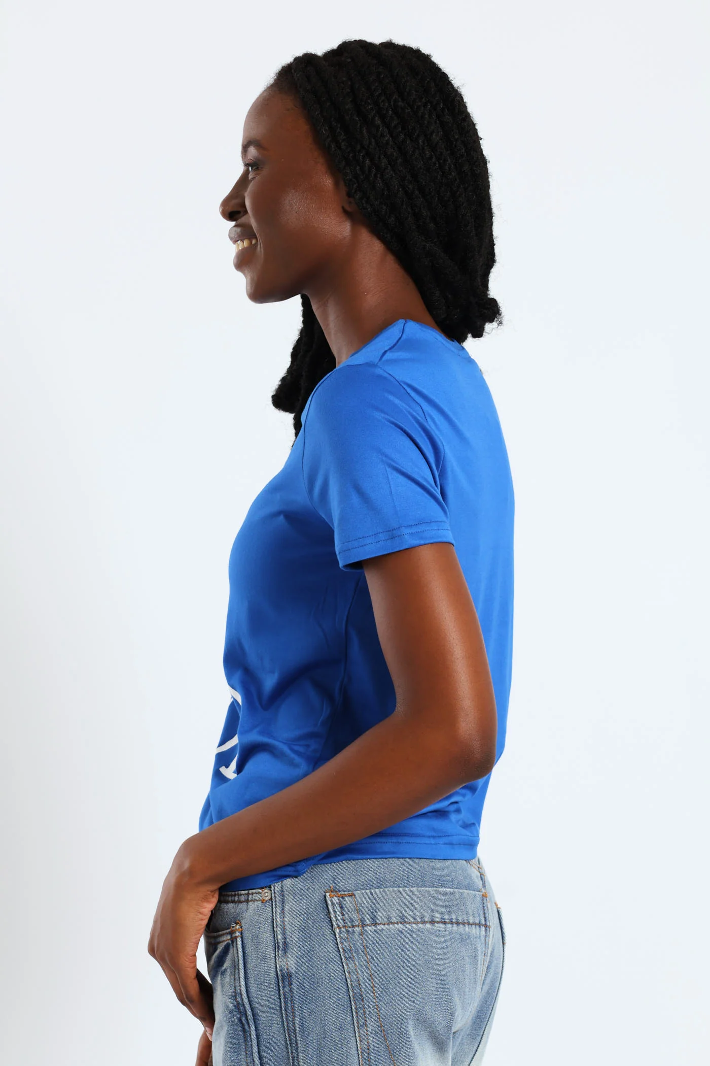 Not In The Mood Regular Tee - Cobalt - Image 3
