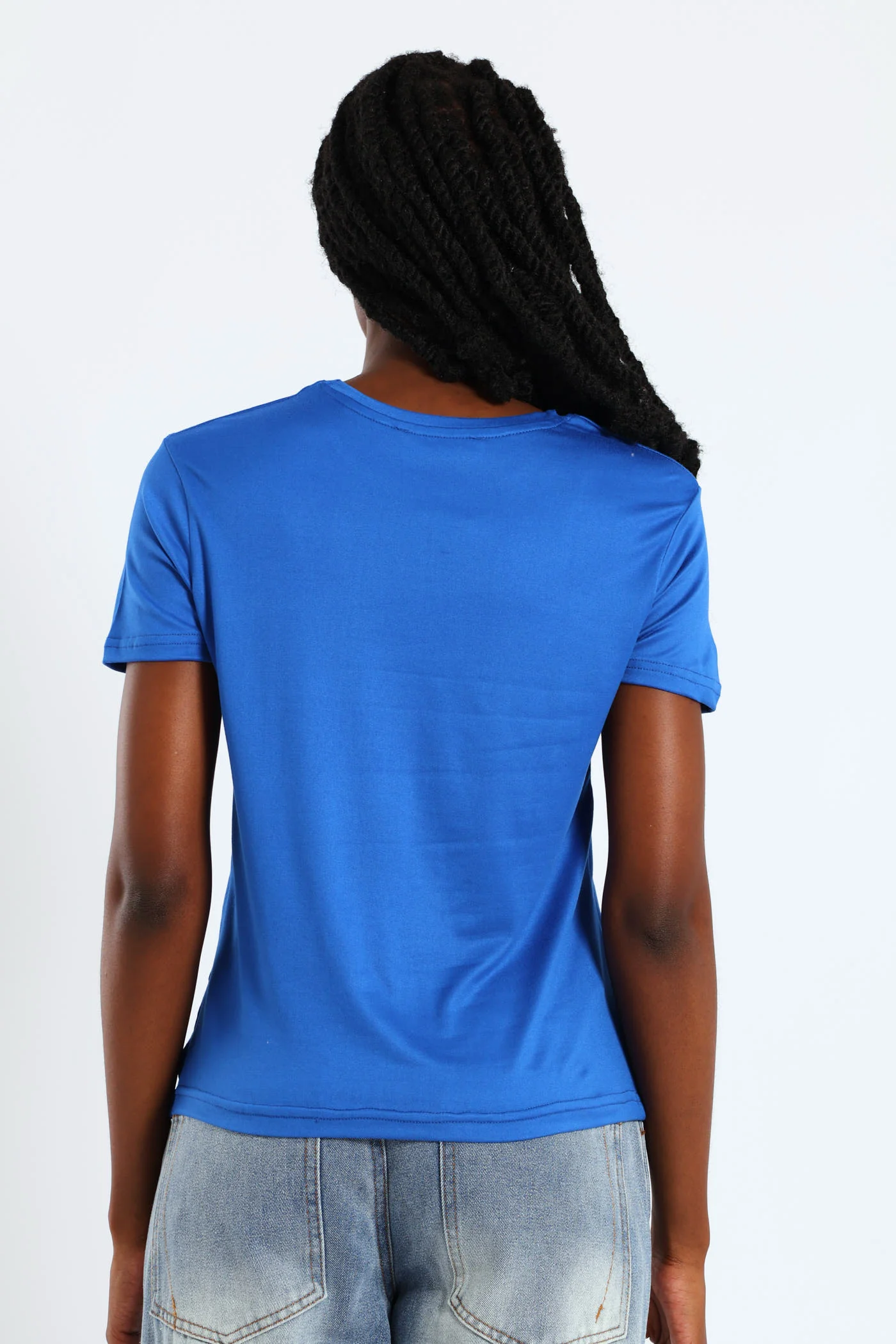Not In The Mood Regular Tee - Cobalt - Image 4