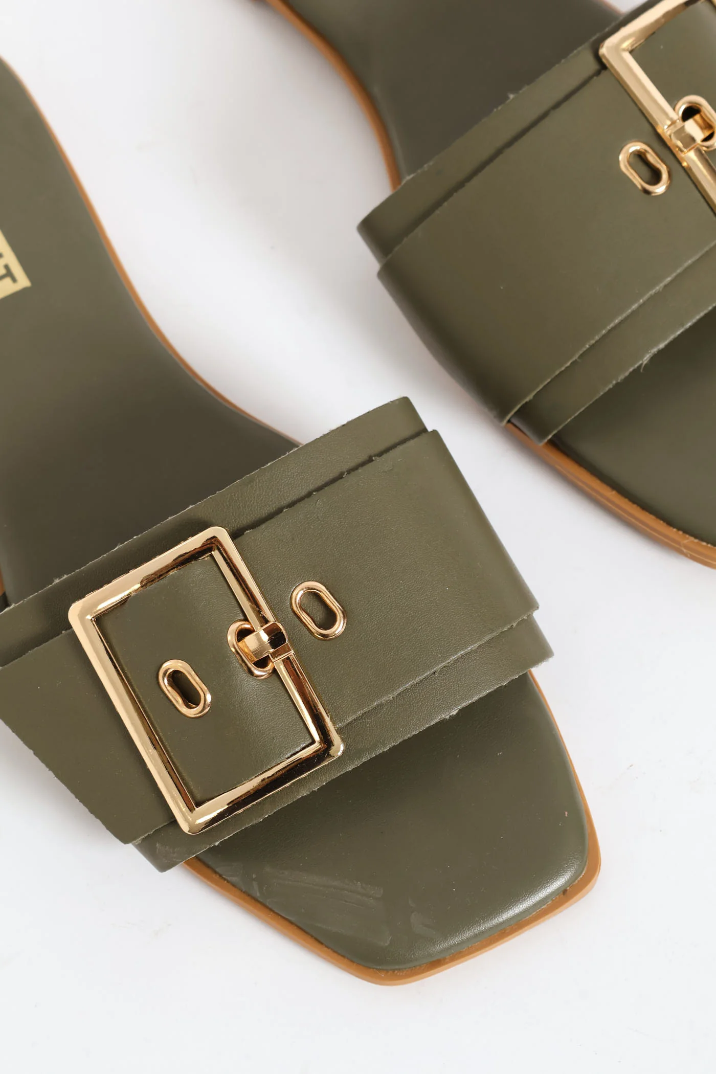 One Strap With Buckle Sandal - Fatigue - Image 3