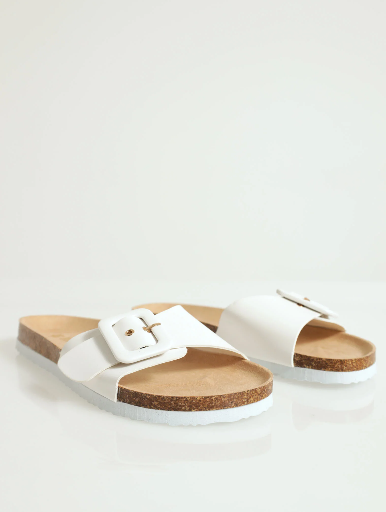 One Strap With Self Colour Buckle Sandal - Image 3