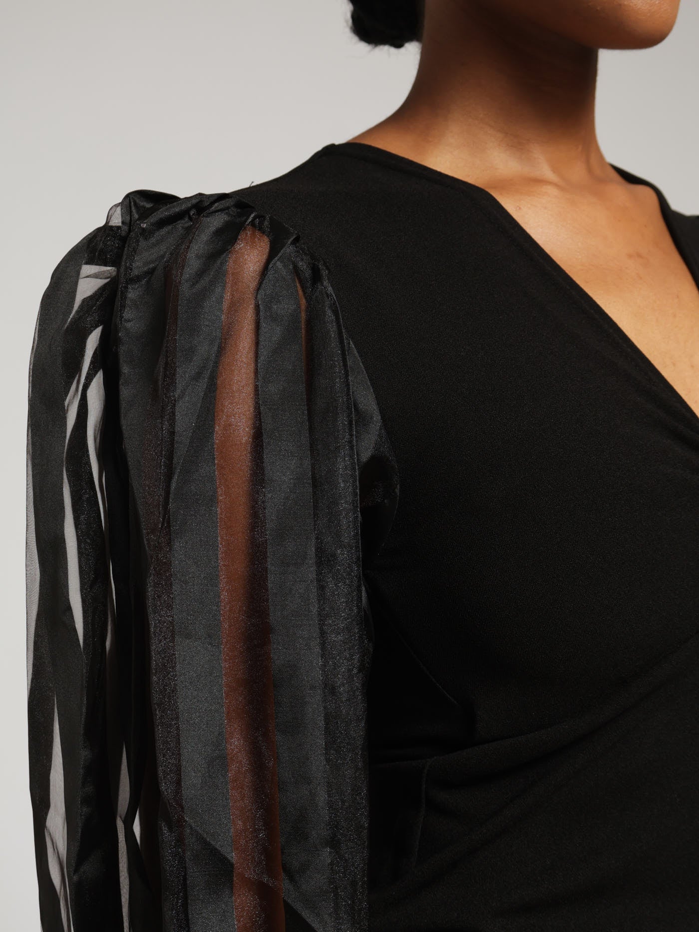 One Up Fashion Dress - Black - Image 4