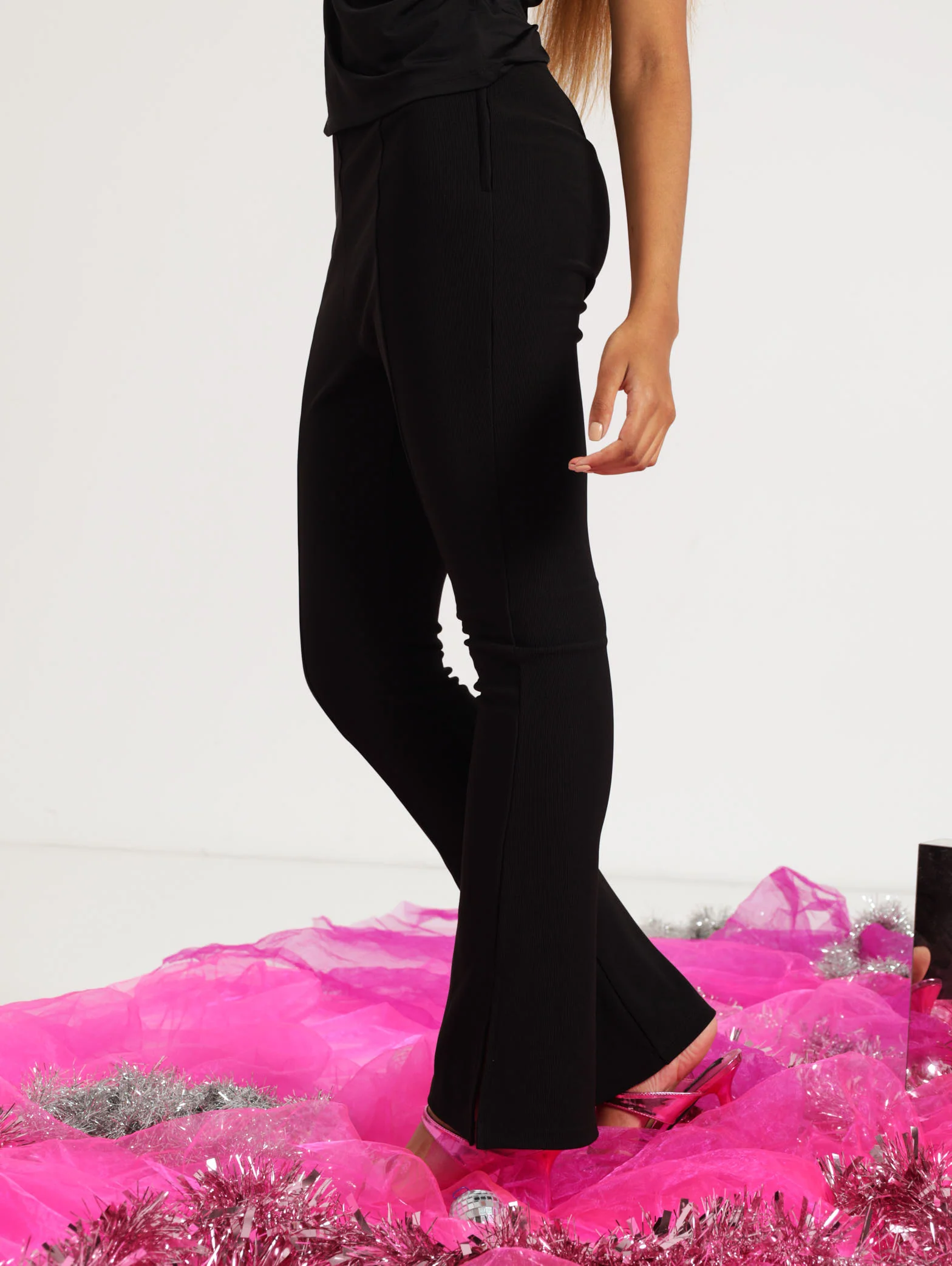 Ottoman Panel Flare Pants - Image 3