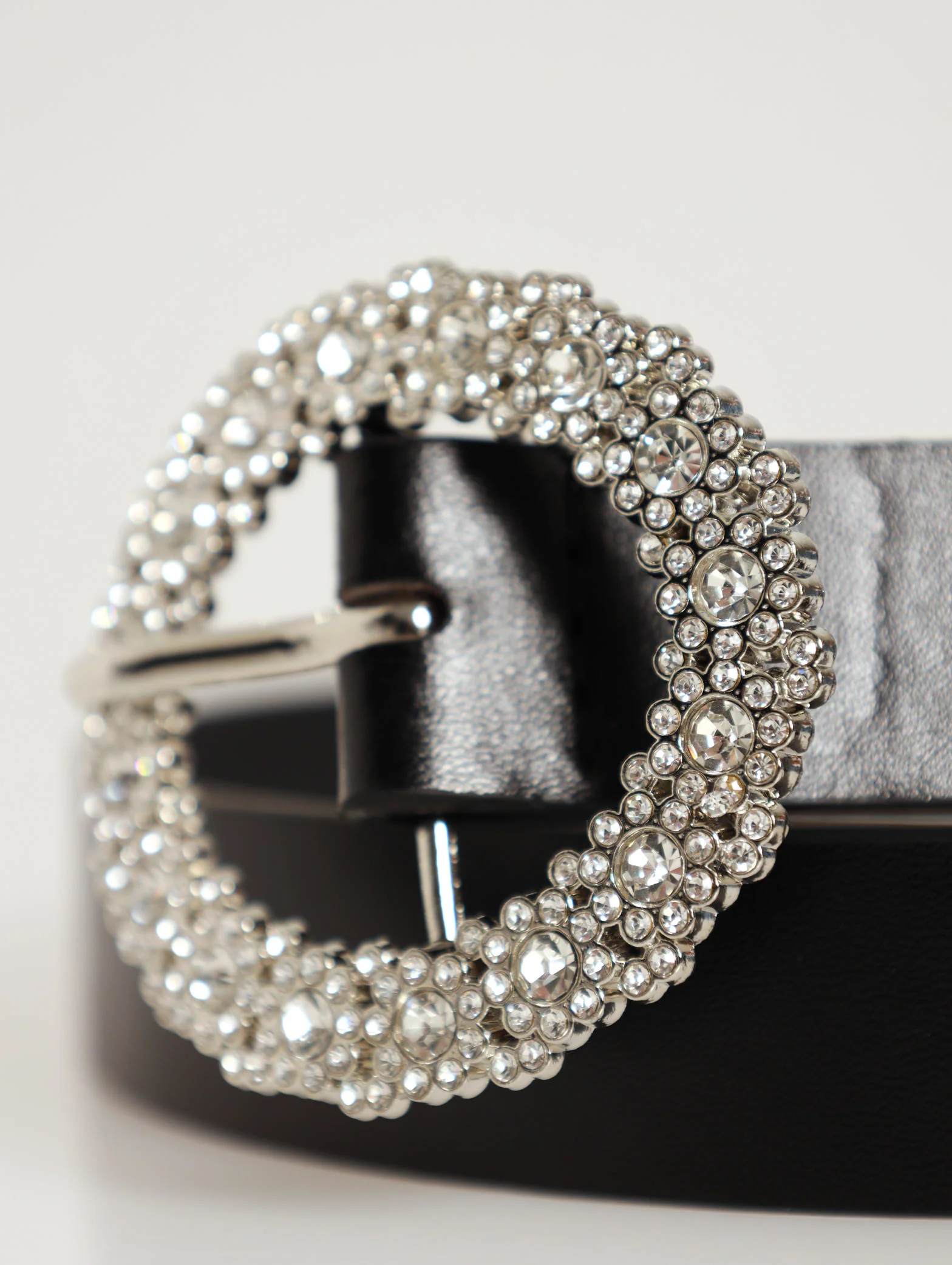 Oval Diamante Buckle Belt - Image 2