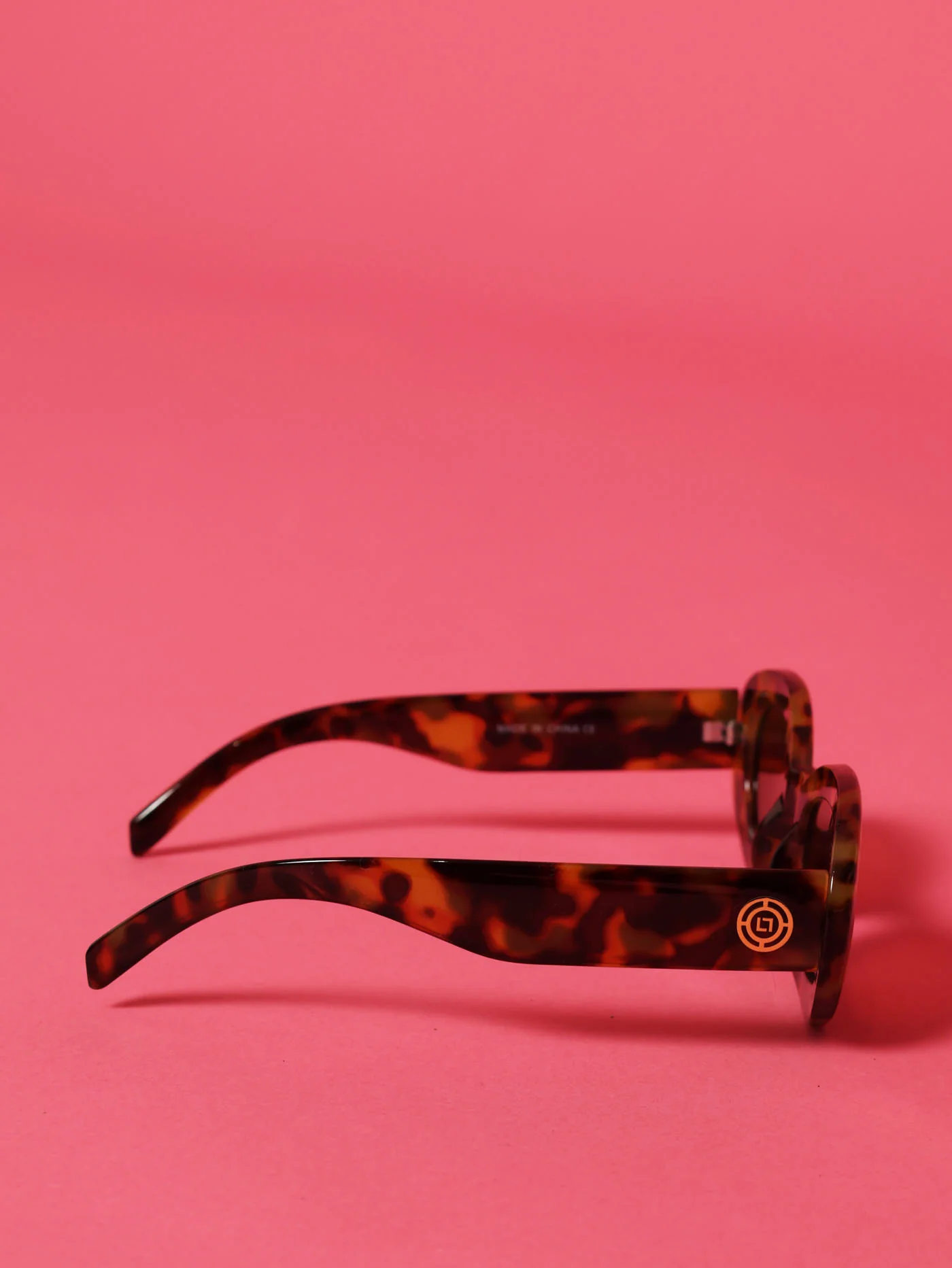 Oval Statement Sunglasses - Brown - Image 3