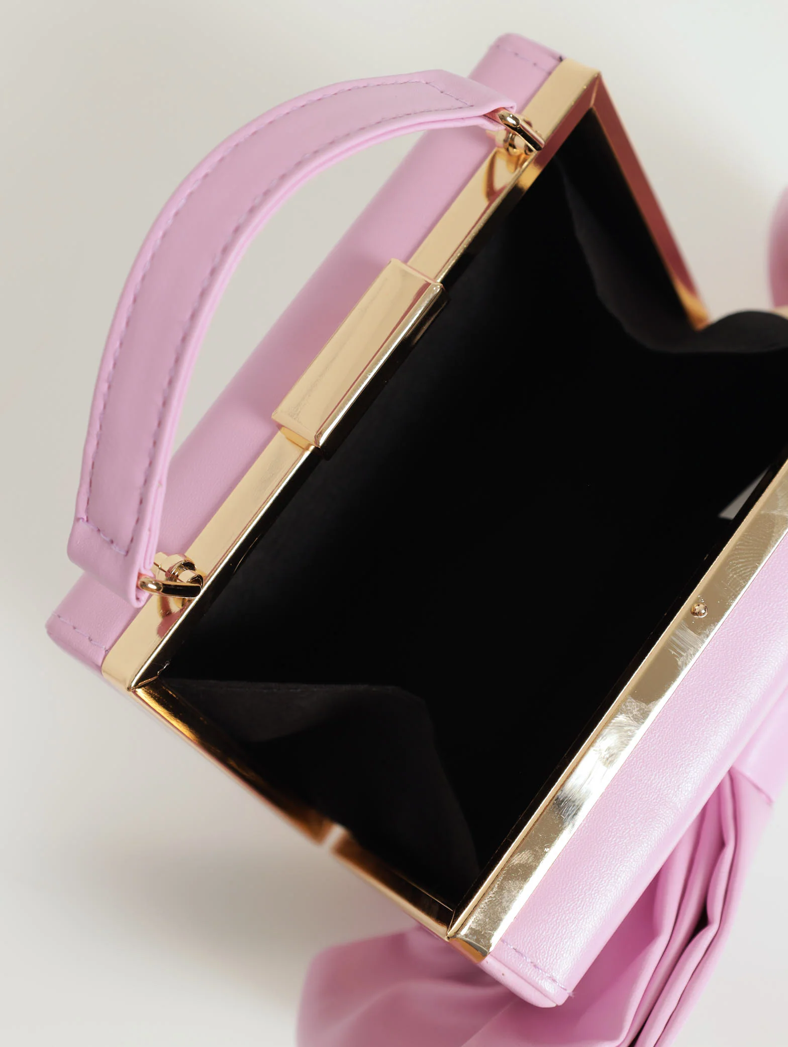 Over Sized Bow Front Mini Clutch - Image 4