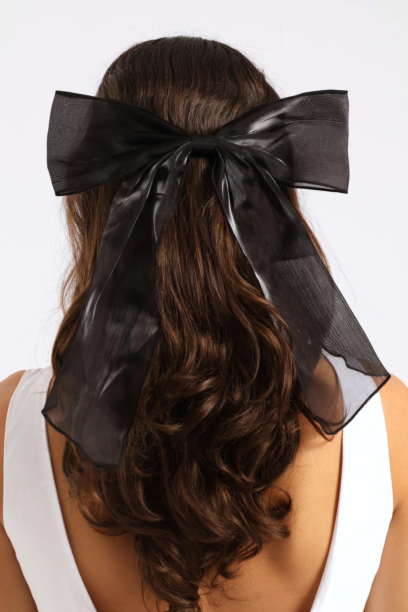 Oversized Bow Clip - Black