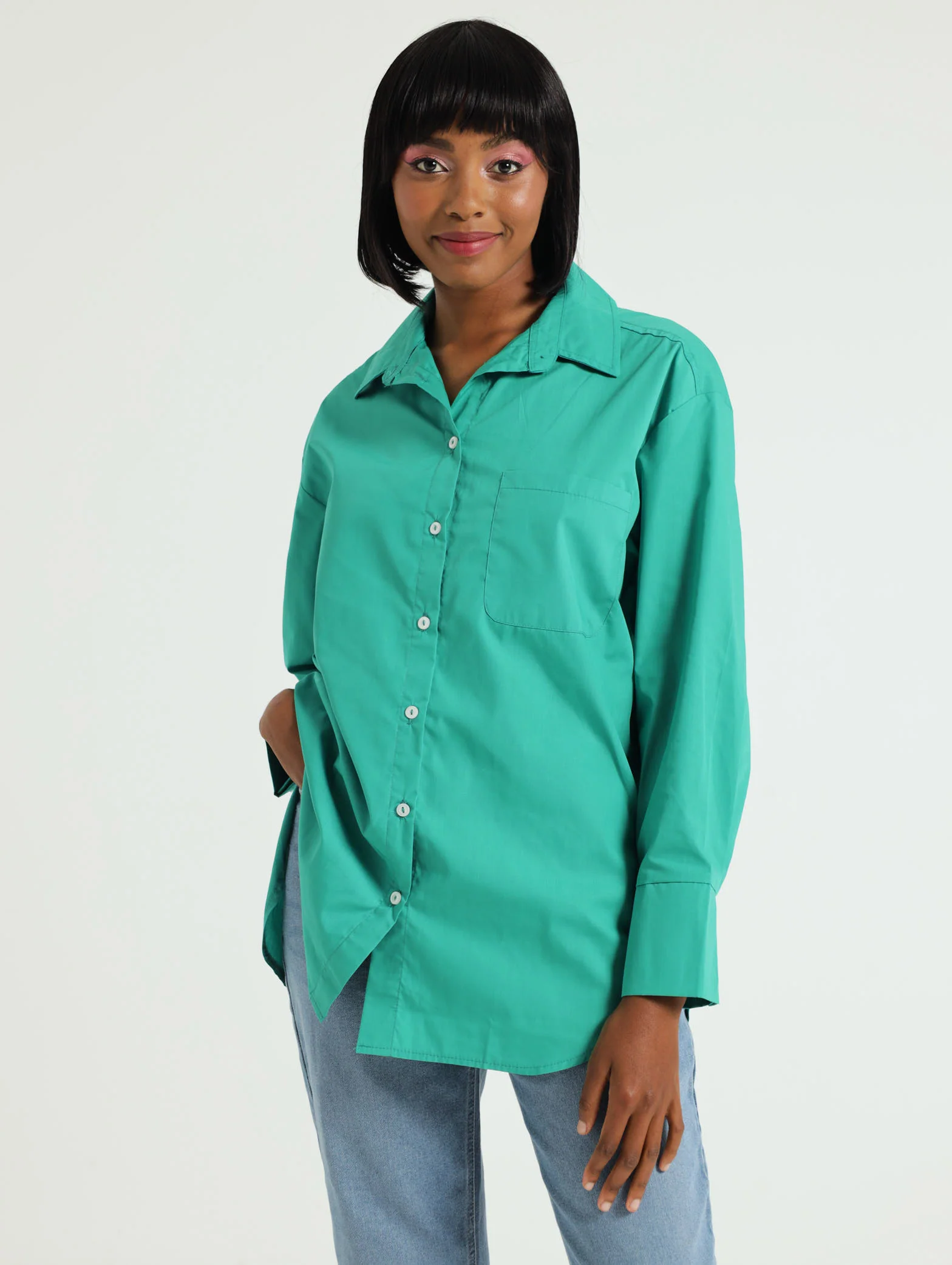 Oversized Poplin Shirt