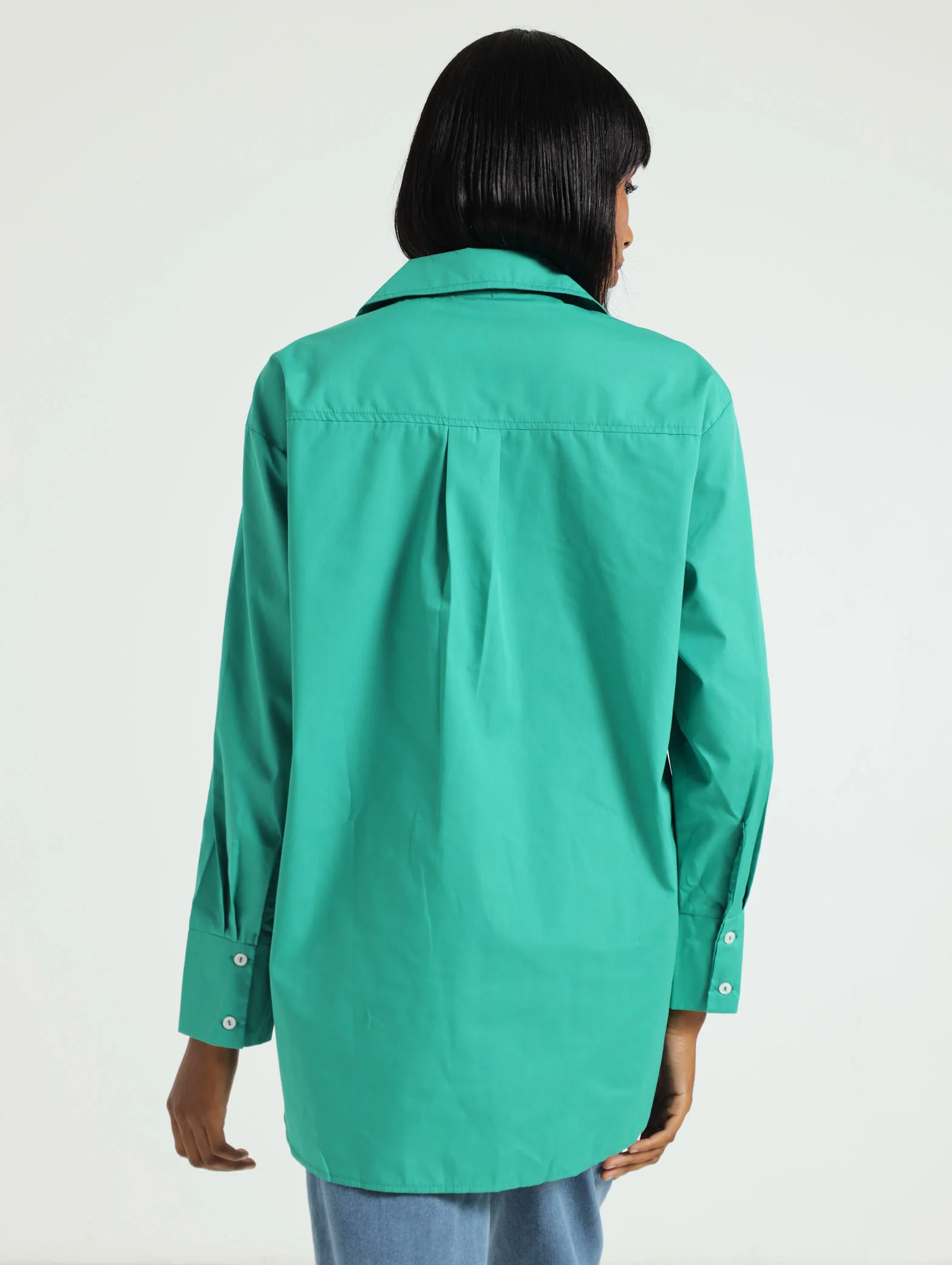 Oversized Poplin Shirt - Image 3