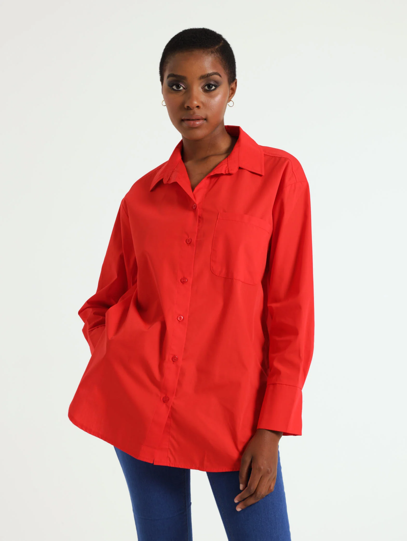 Oversized Poplin Shirt