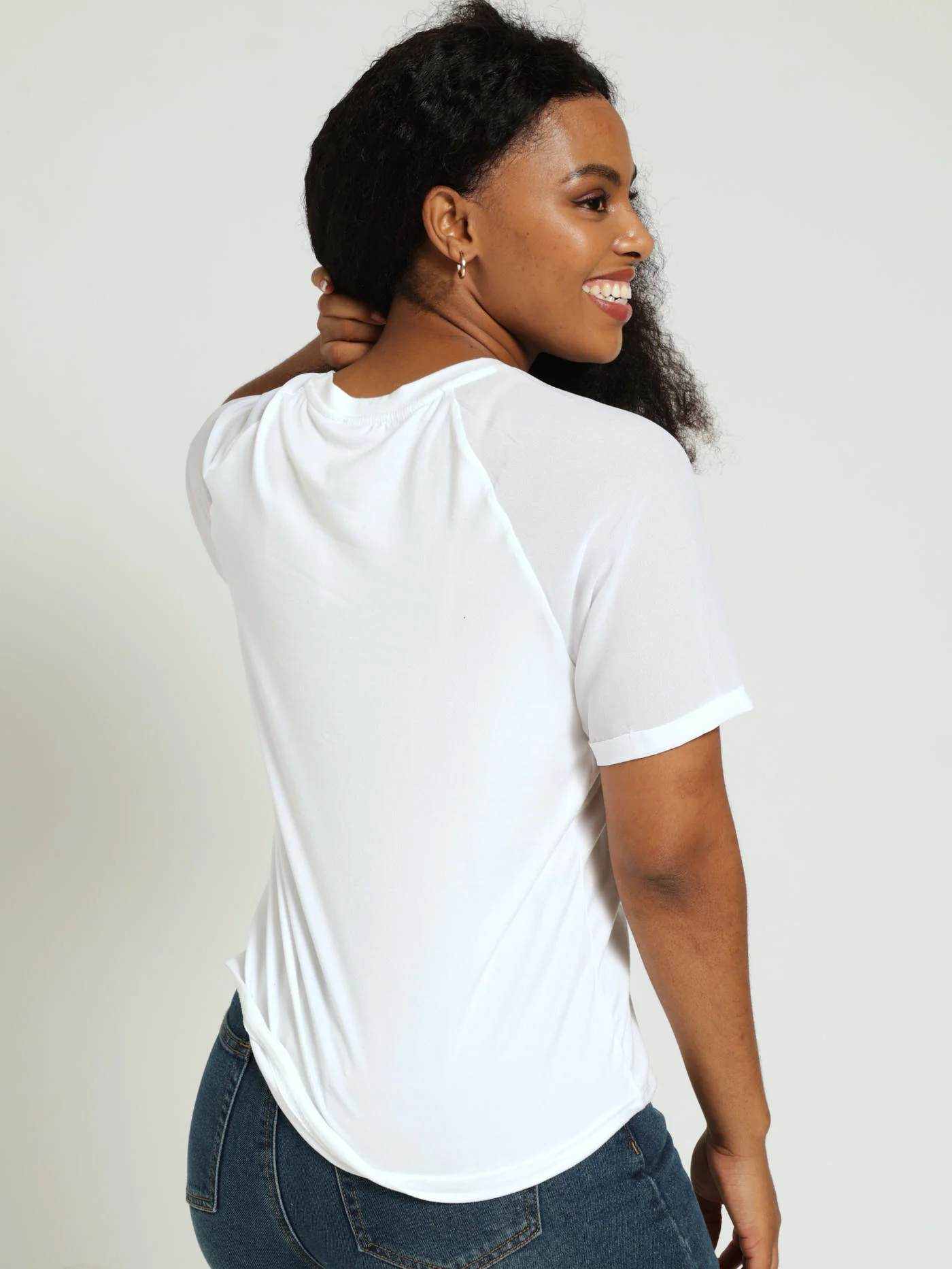 Paris Place Combo Tee - White - Image 3