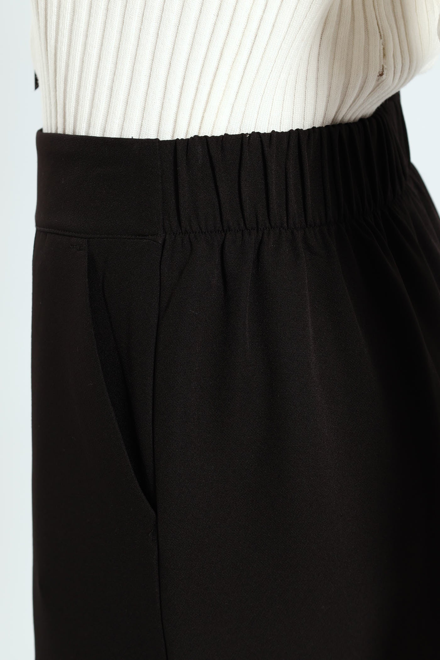 Patch Pocket Wideleg Barbi Pants - Black - Image 6