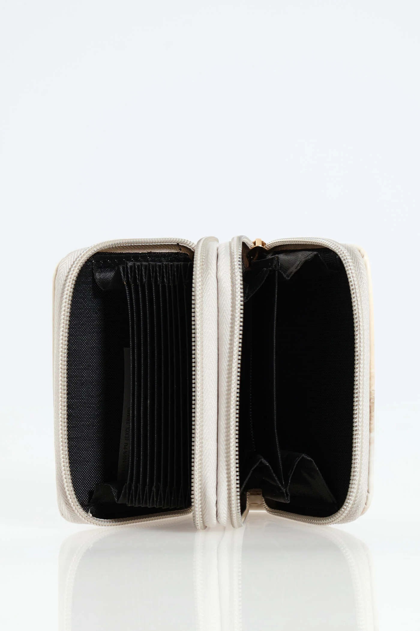 Patent Marble Double Zip Wallet - Multi - Image 3