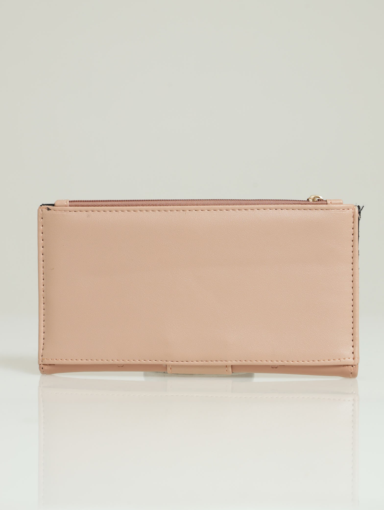 Patent Monogram Large Wallet - Nude - Image 4