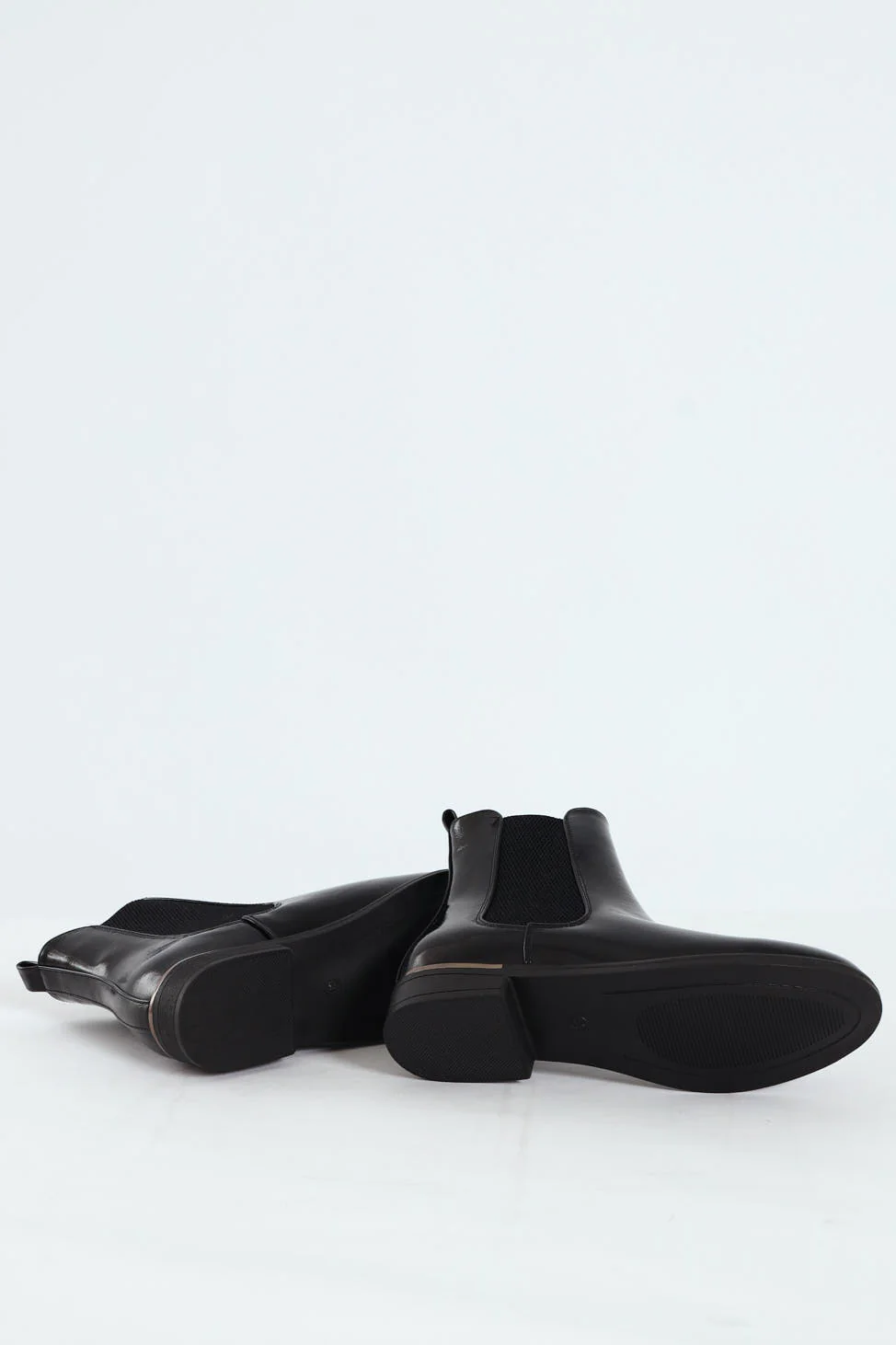 Patent Short Black Boot - Black - Image 4