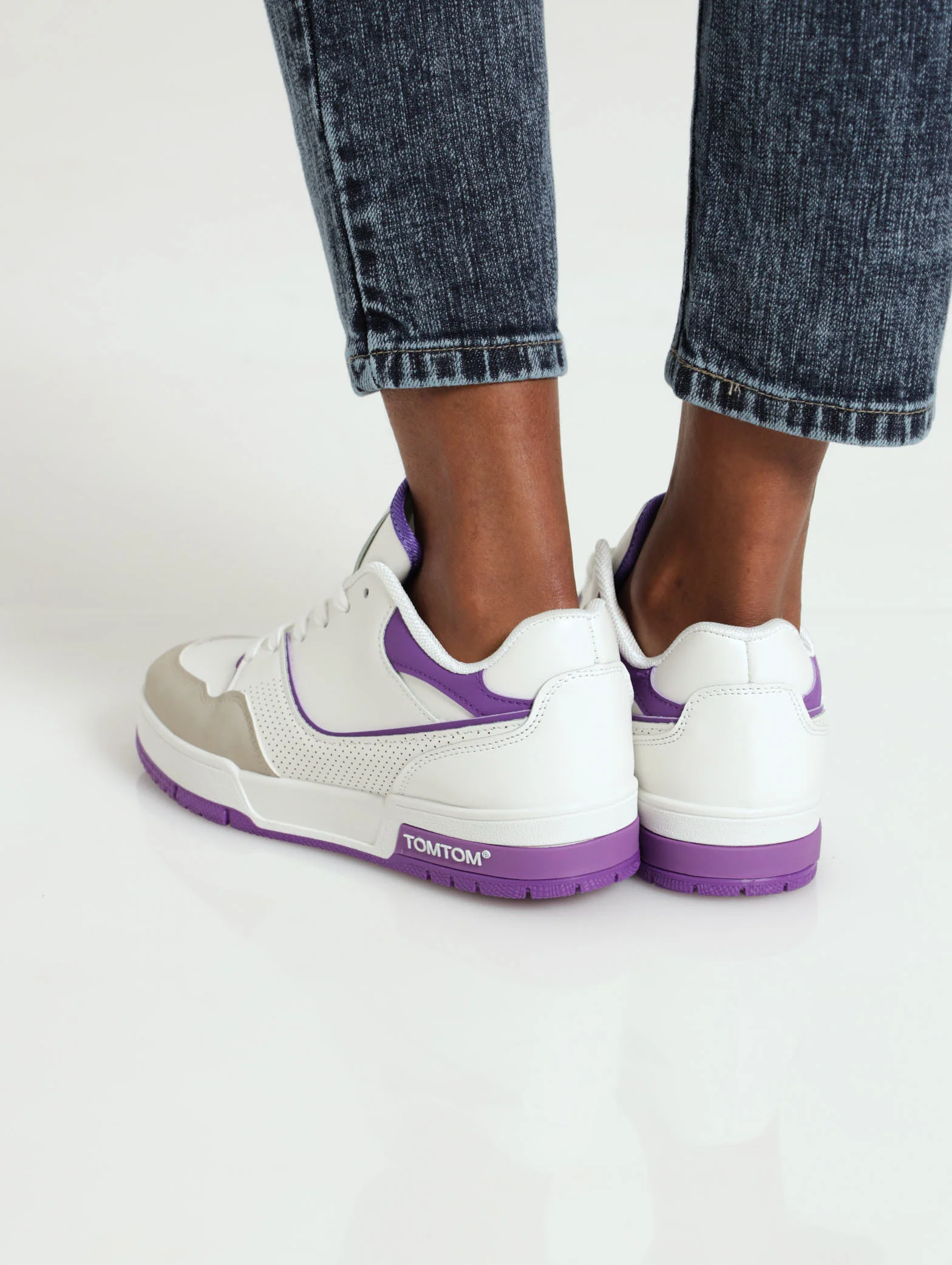 Pin Punch Panneled Skater Sneaker - Image 3
