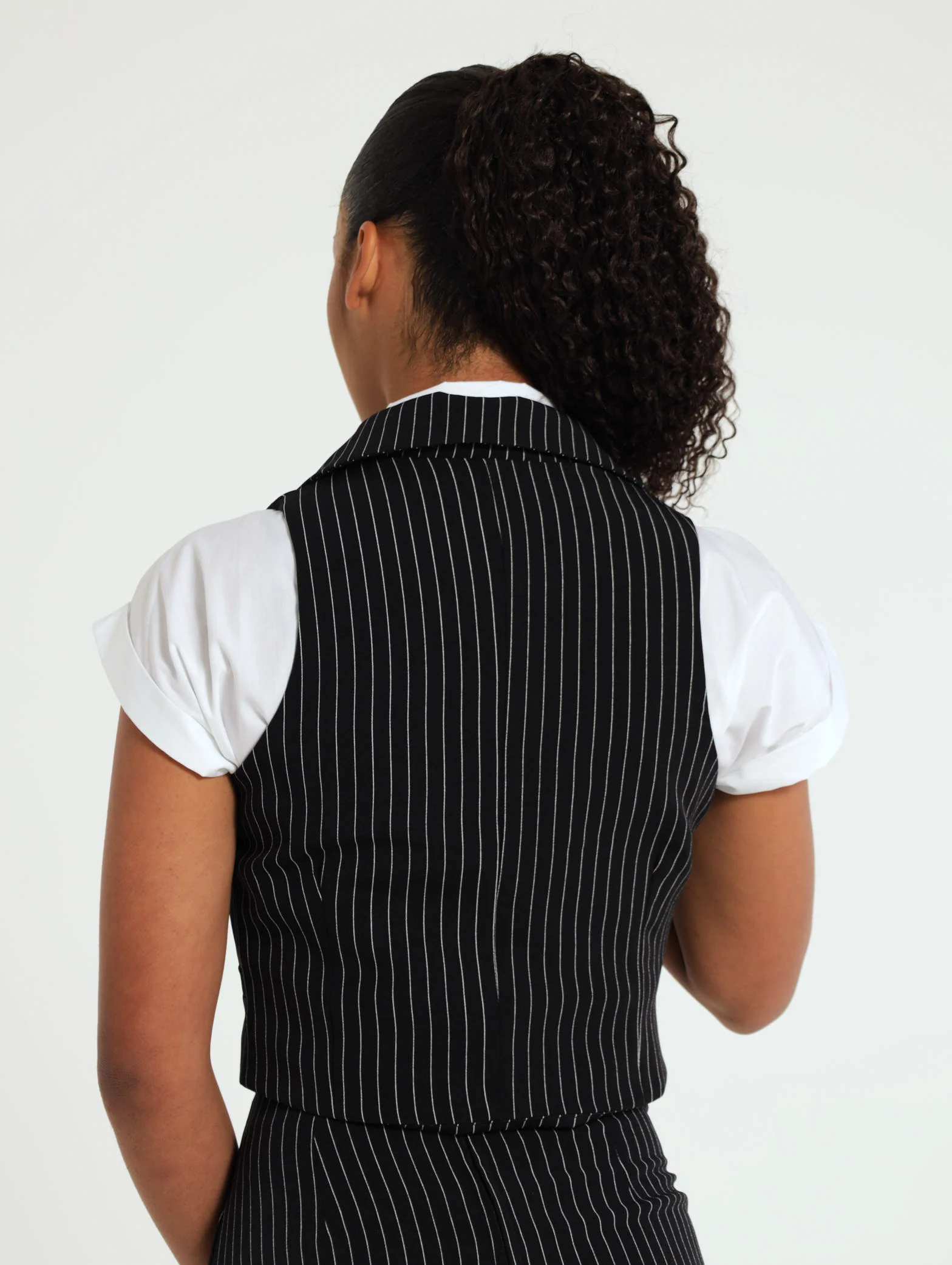 Pinstripe Waistcoat - Image 4