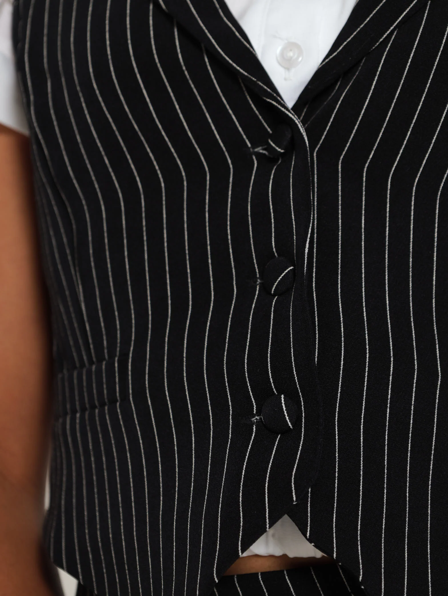 Pinstripe Waistcoat - Image 5