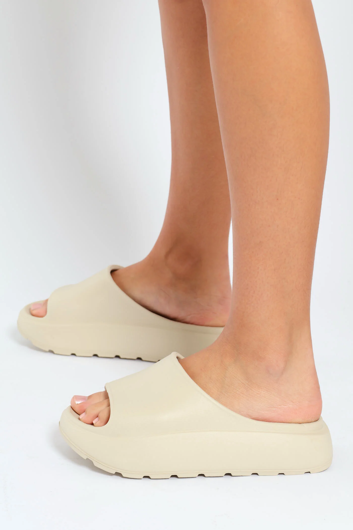 Platform Eva Slide Sandal - Natural - Image 3