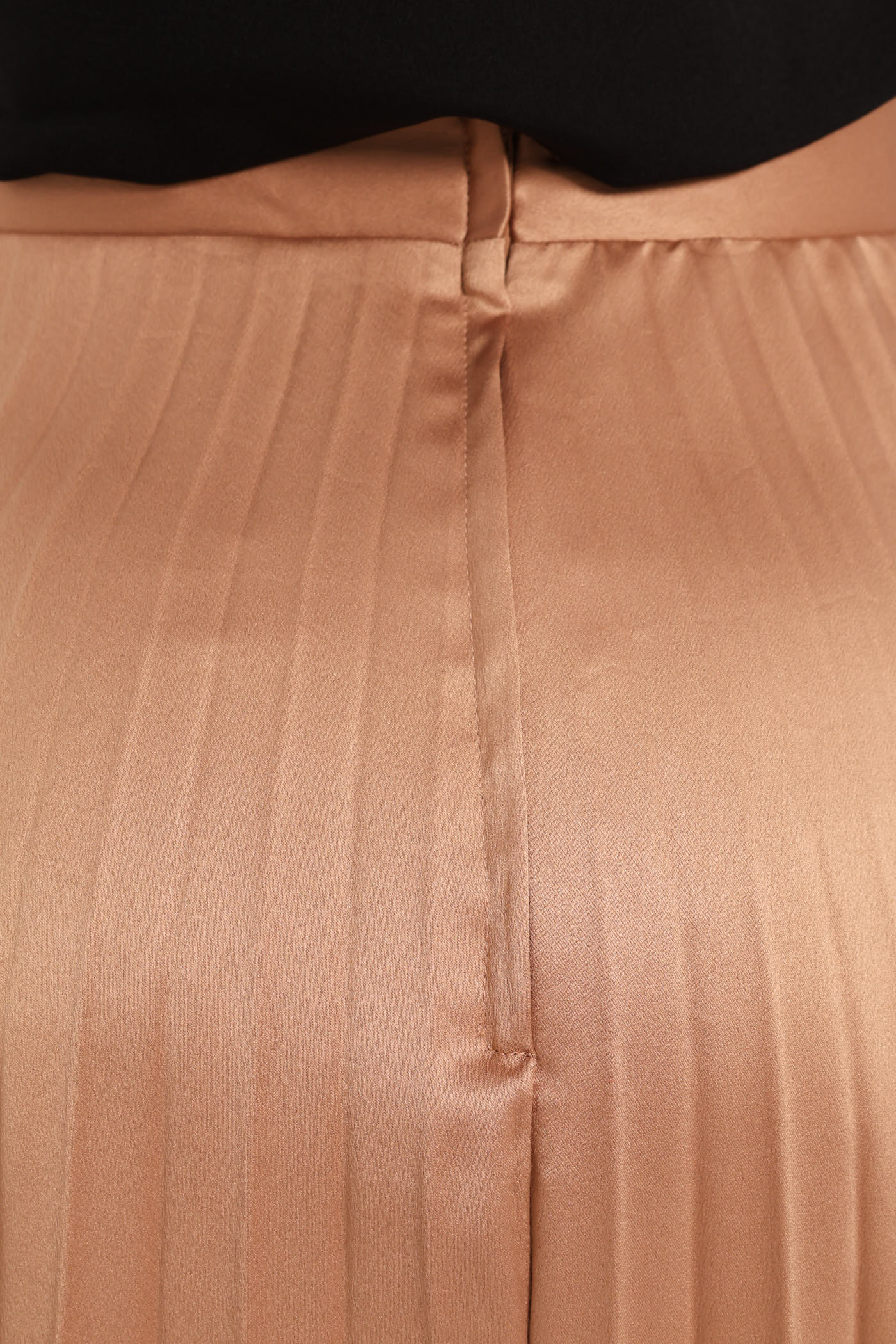 Pleated Skirt - Brown - Image 5