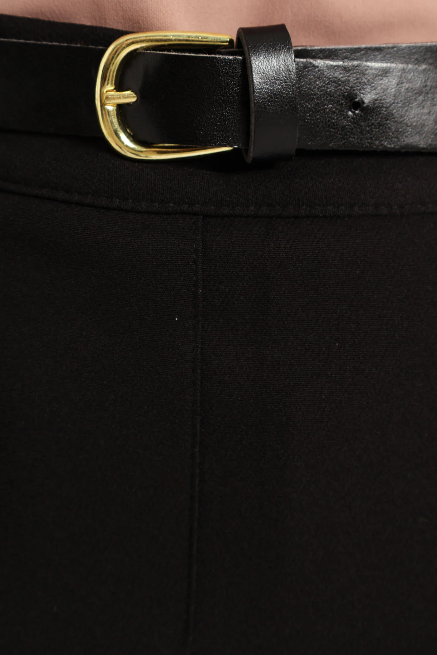 Pleated Skort Belt - Black - Image 5