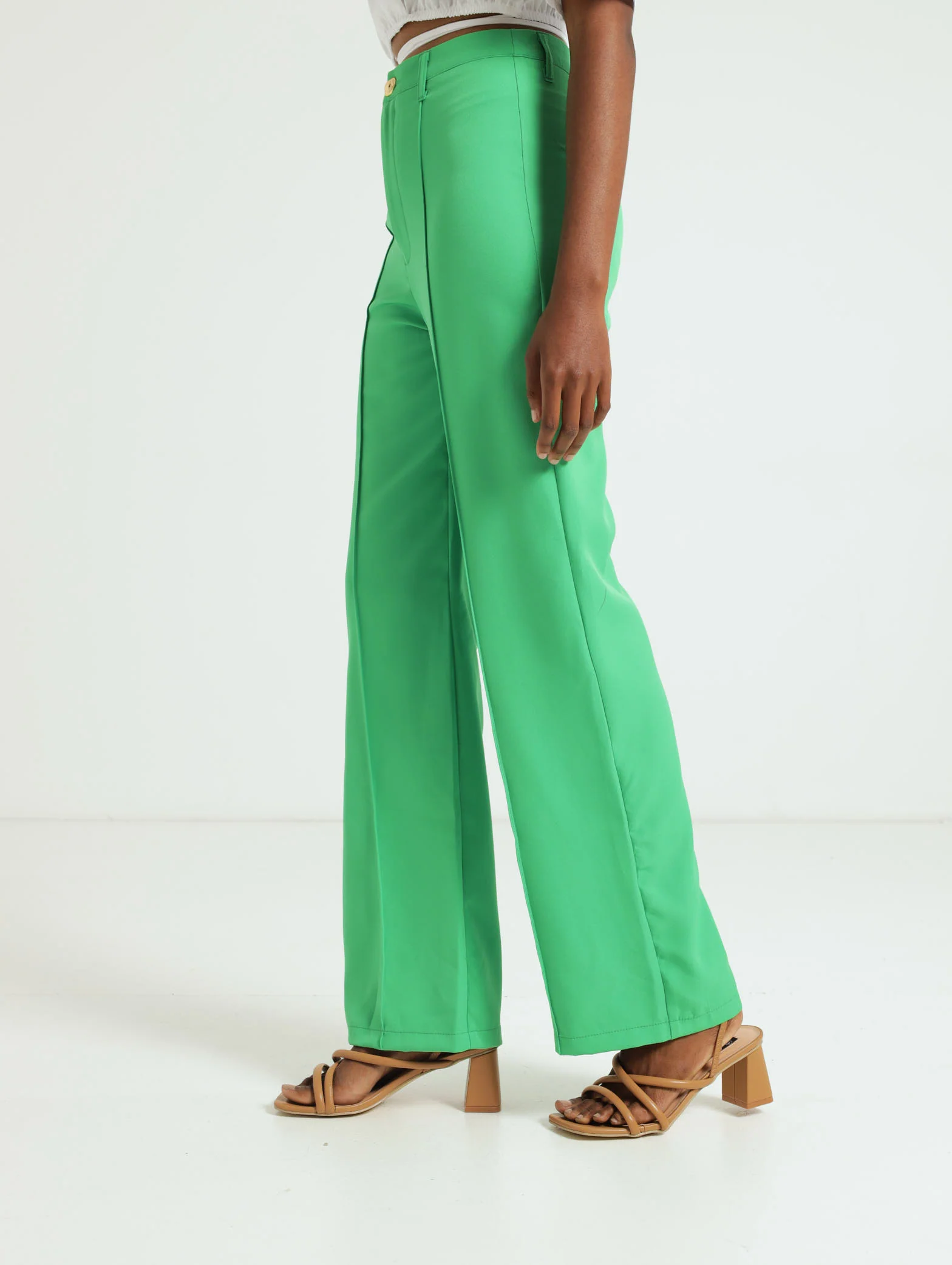 Pleated Wideleg Pants - Image 2
