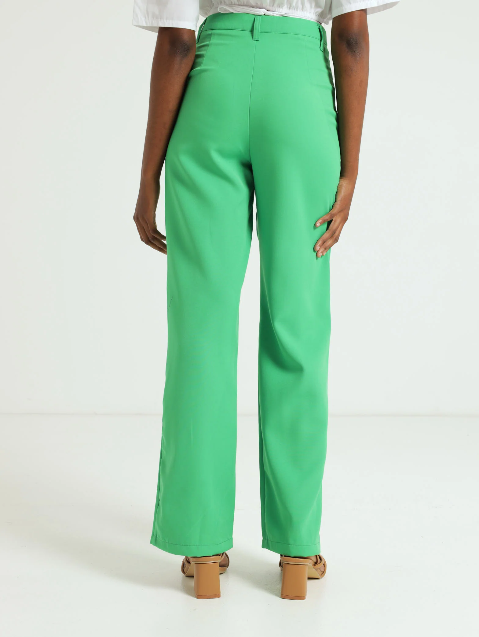 Pleated Wideleg Pants - Image 3
