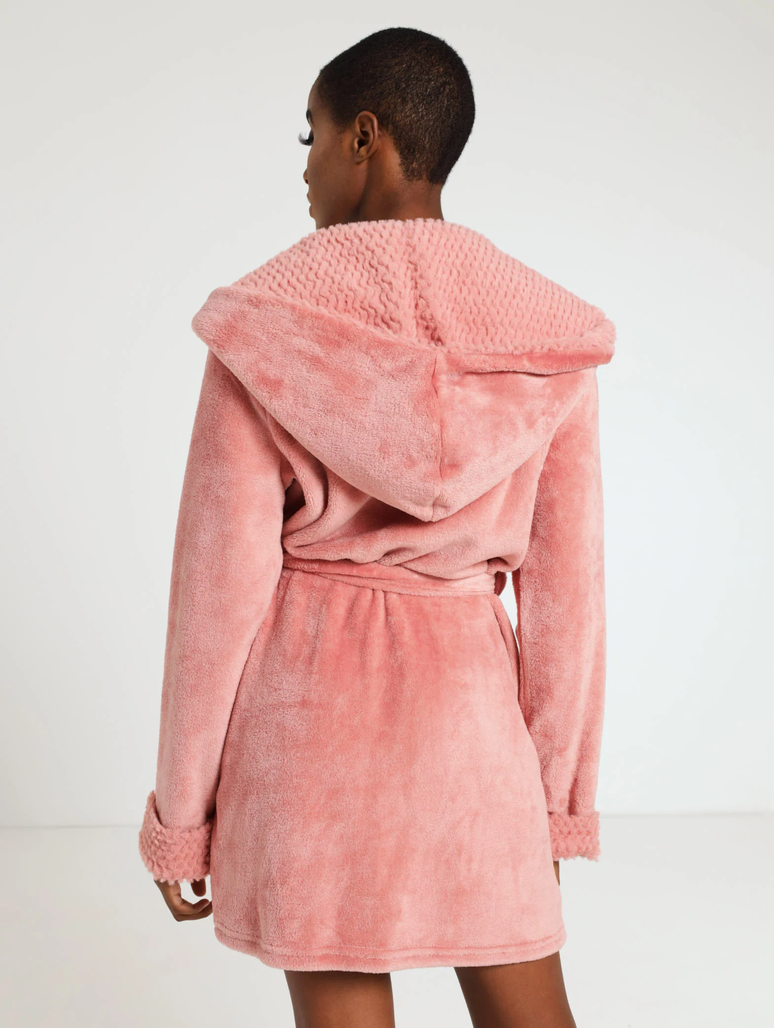 Plush Hooded Gown - Image 3