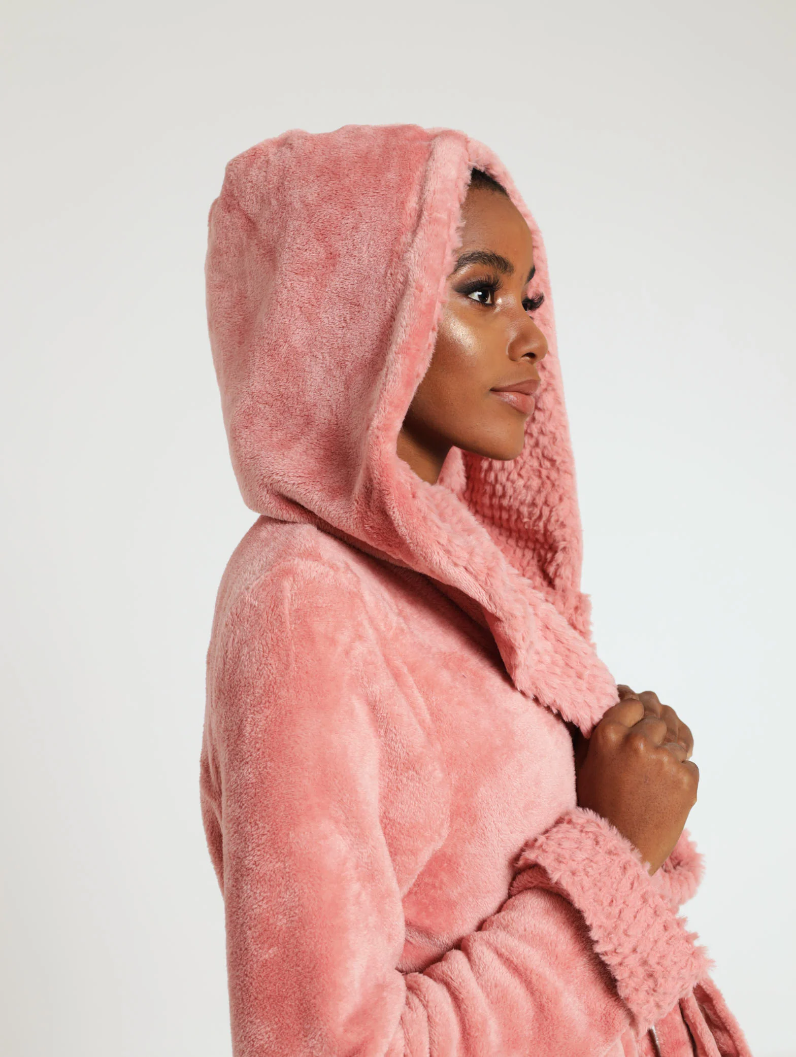 Plush Hooded Gown - Image 4
