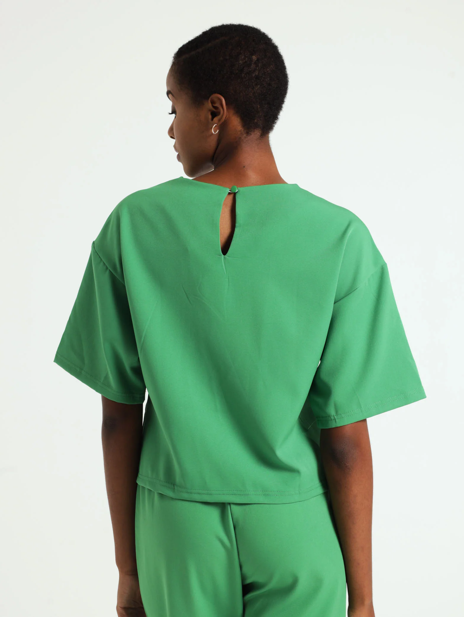 Pocket Detail Plain Barbi Top - Image 4