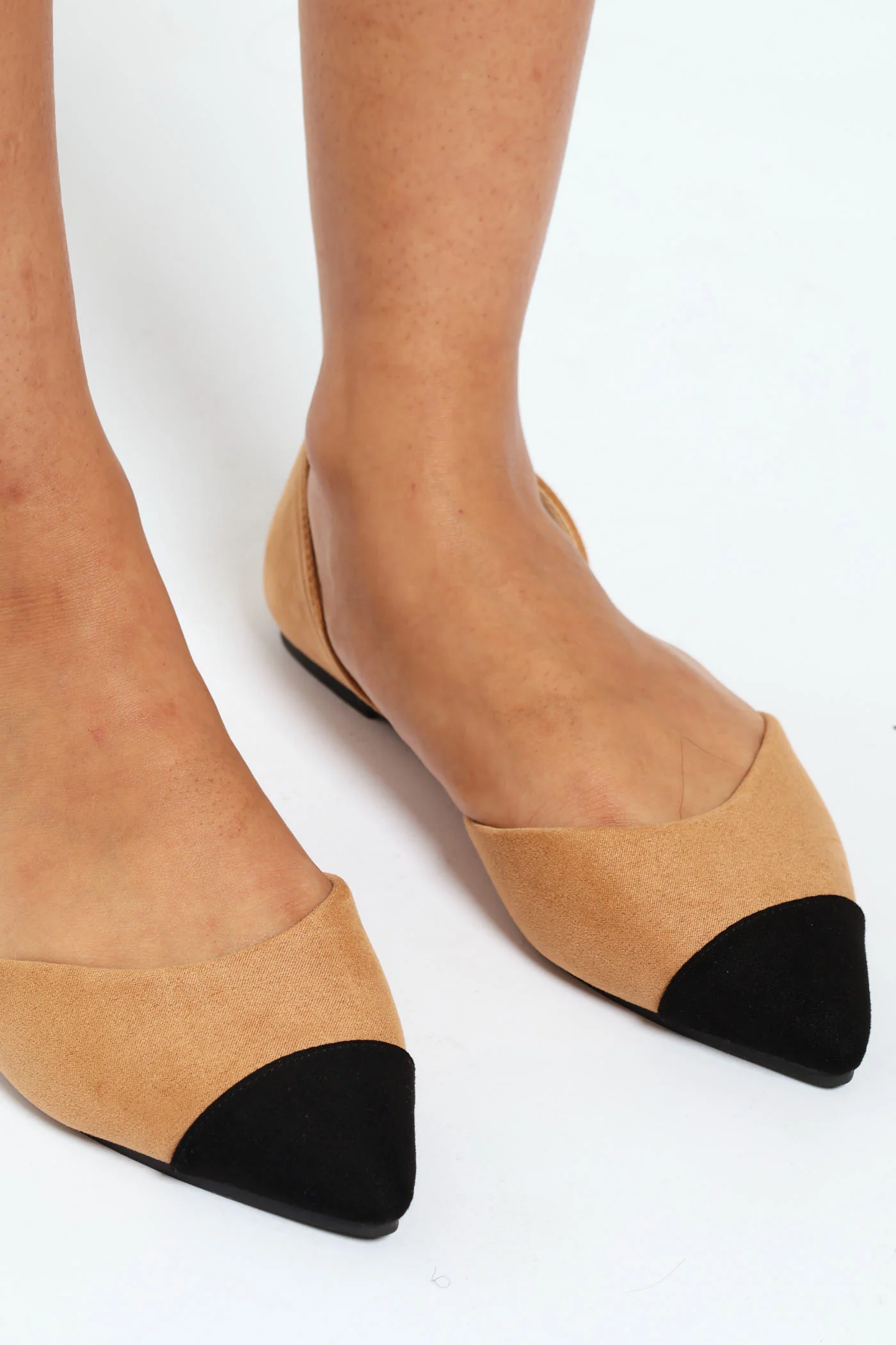 Pointy Open Waist Toe Cap Pump - Multi - Image 2