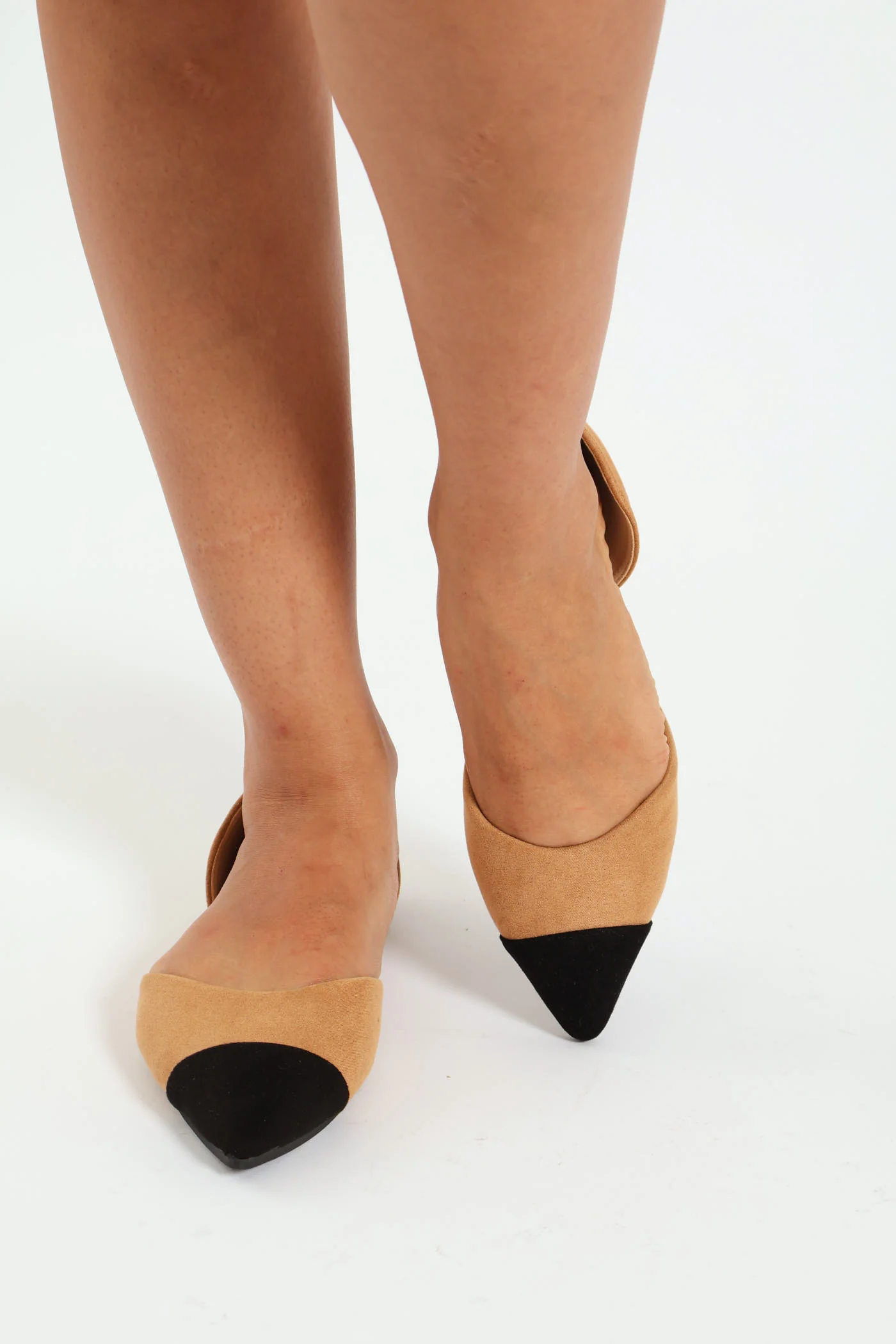 Pointy Open Waist Toe Cap Pump - Multi - Image 3