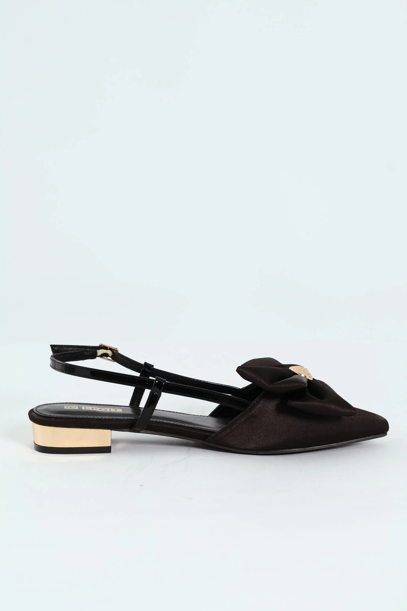 Pointy Pump Slingback Pump - Black - Image 3