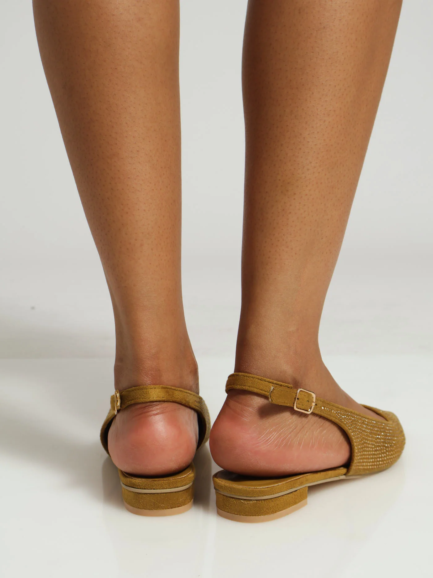 Pointy Slingback Fully Embellished Pump - Chartreuse - Image 3