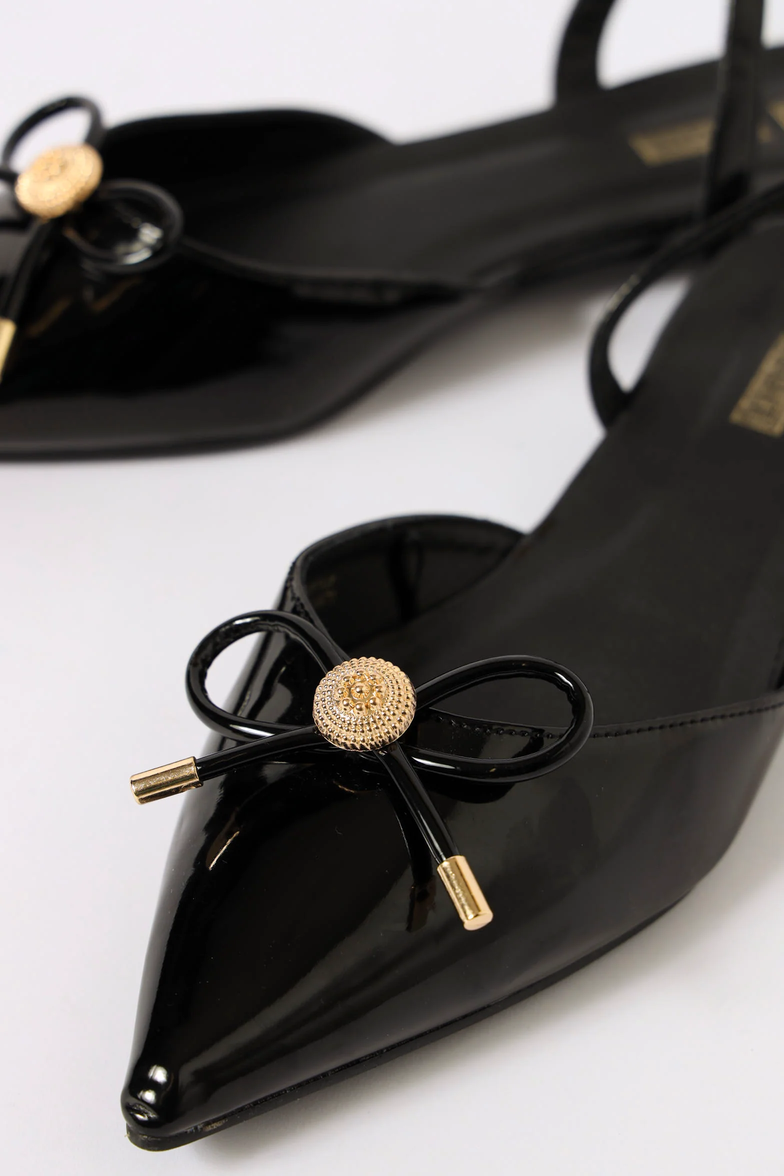 Pointy Slingback Pump - Black - Image 2