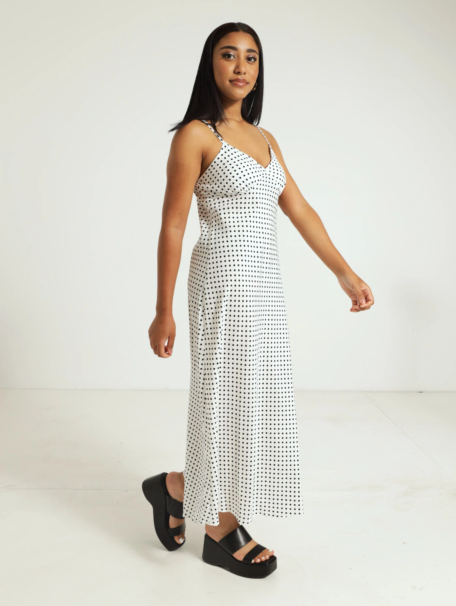 Polka Slip Dress - Image 2