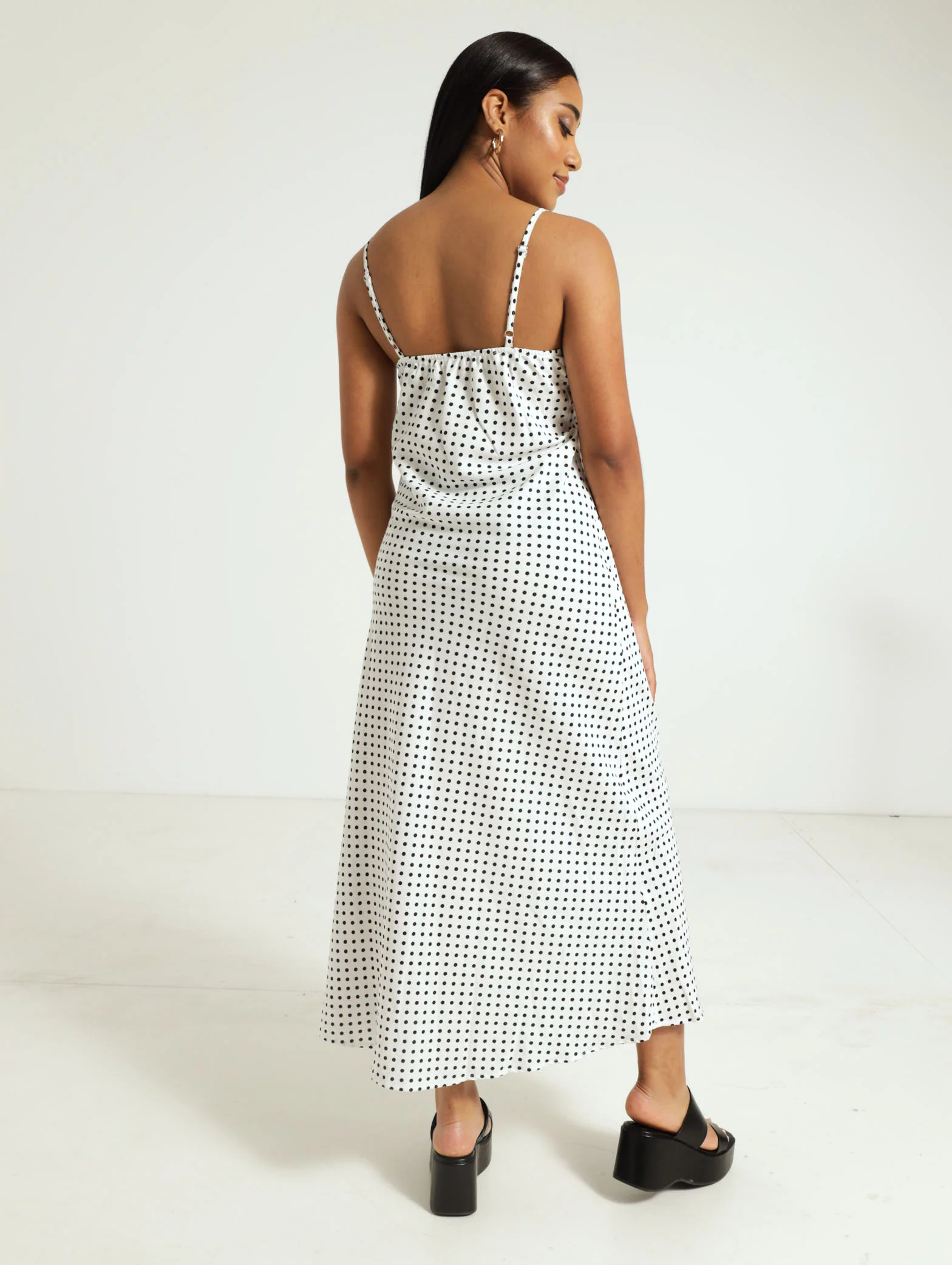 Polka Slip Dress - Image 3