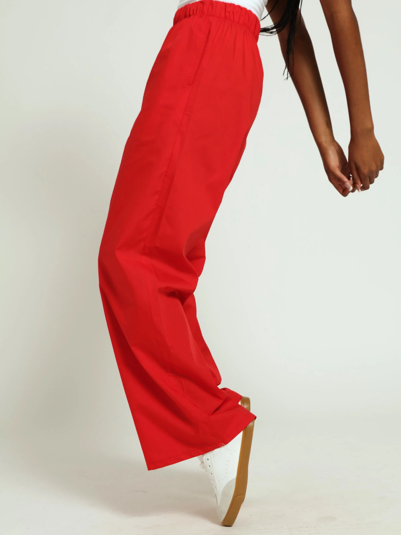Poplin Pants - Red - Image 2