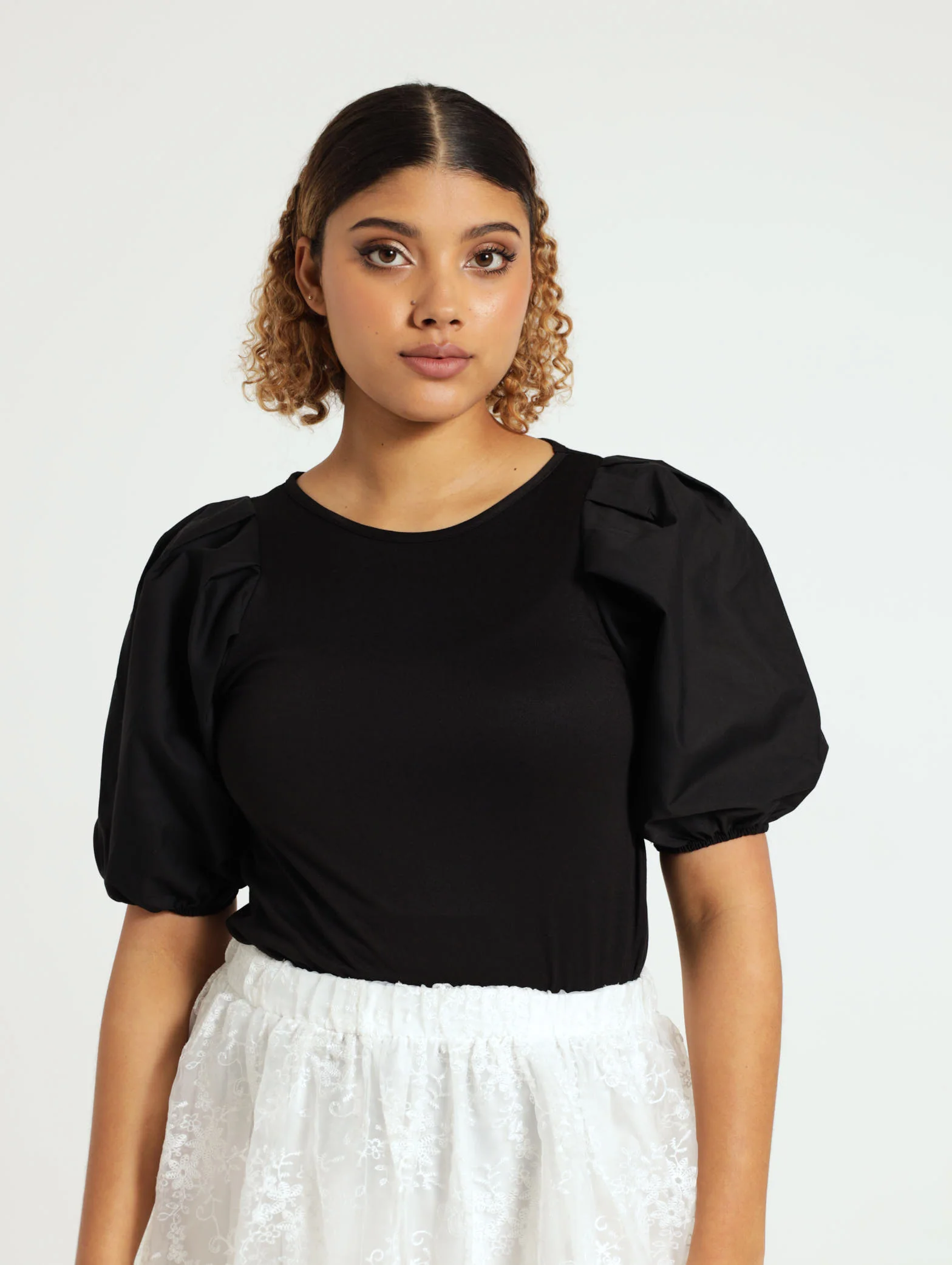Poplin Sleeve Top - Image 3